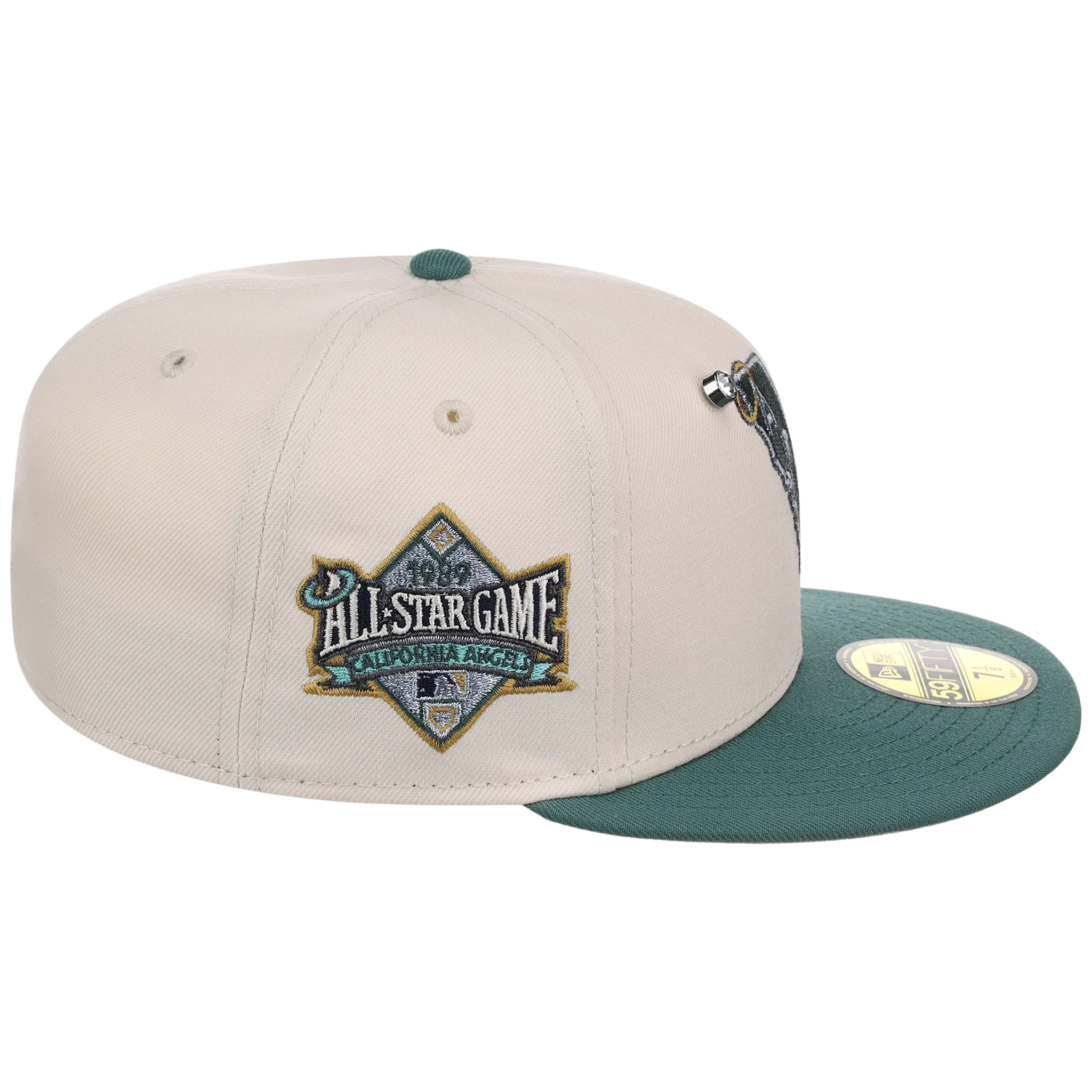 Anaheim Angels MLB Cream Lichen New Era 59FIFTY - Image 3
