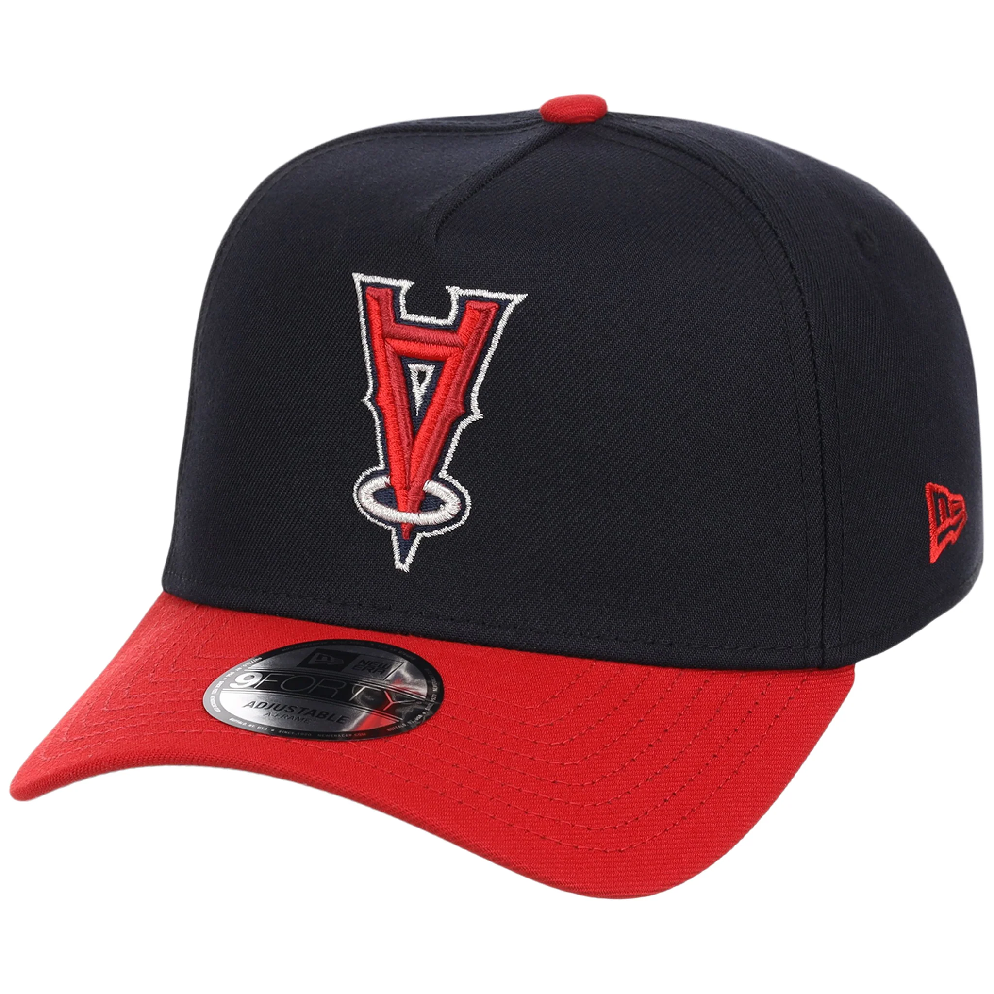 Anaheim Angels MLB Flipmode 2.0 New Era 9FORTY A-Frame (Navy/Red/Gray) - Image 4