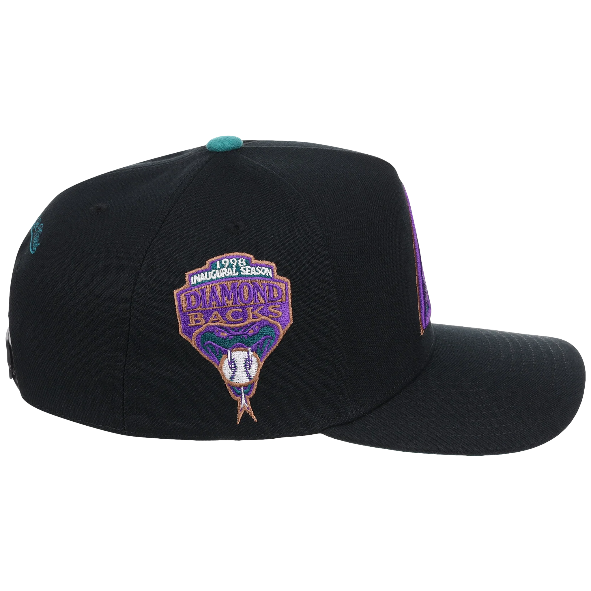 Arizona Diamondbacks Mitchell & Ness MLB 'Era Flip' Heritage Series Pro Pinch - Black/Black - Image 3