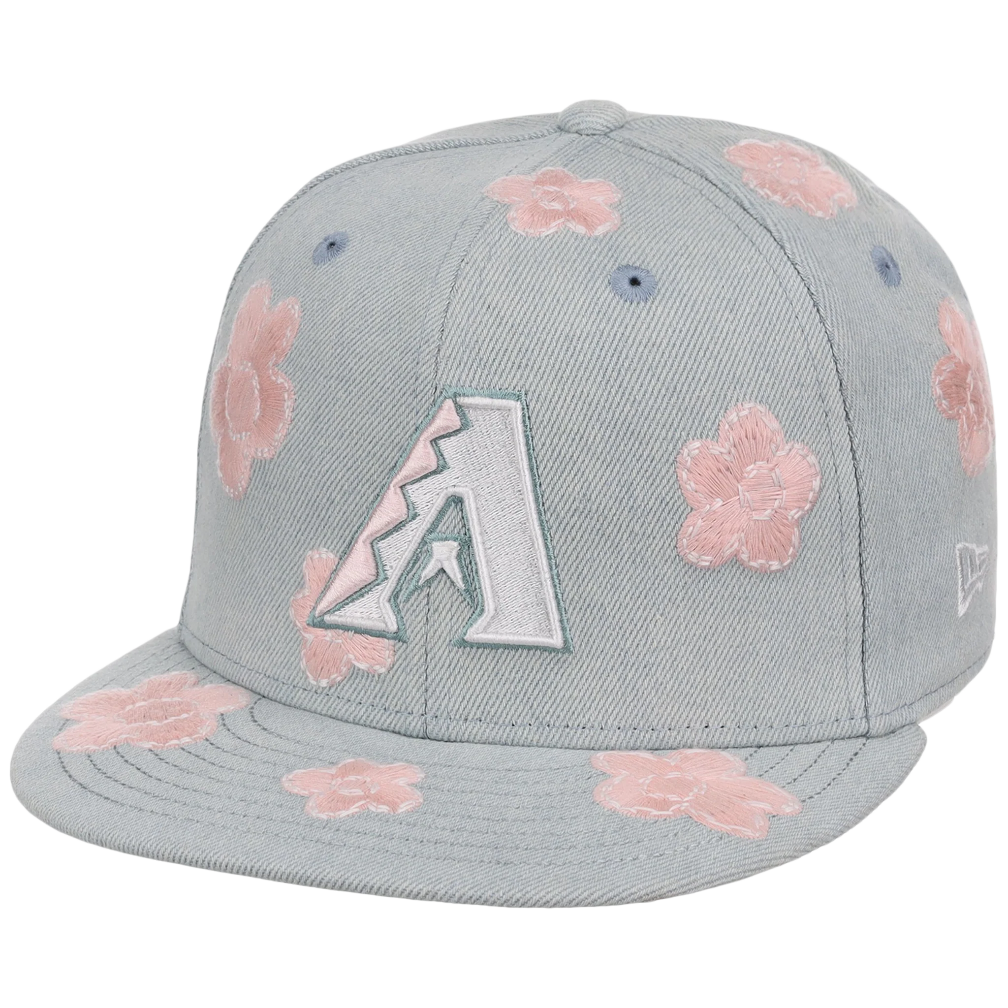 Arizona Diamondbacks MLB Denim Flower New Era 59FIFTY - Image 4