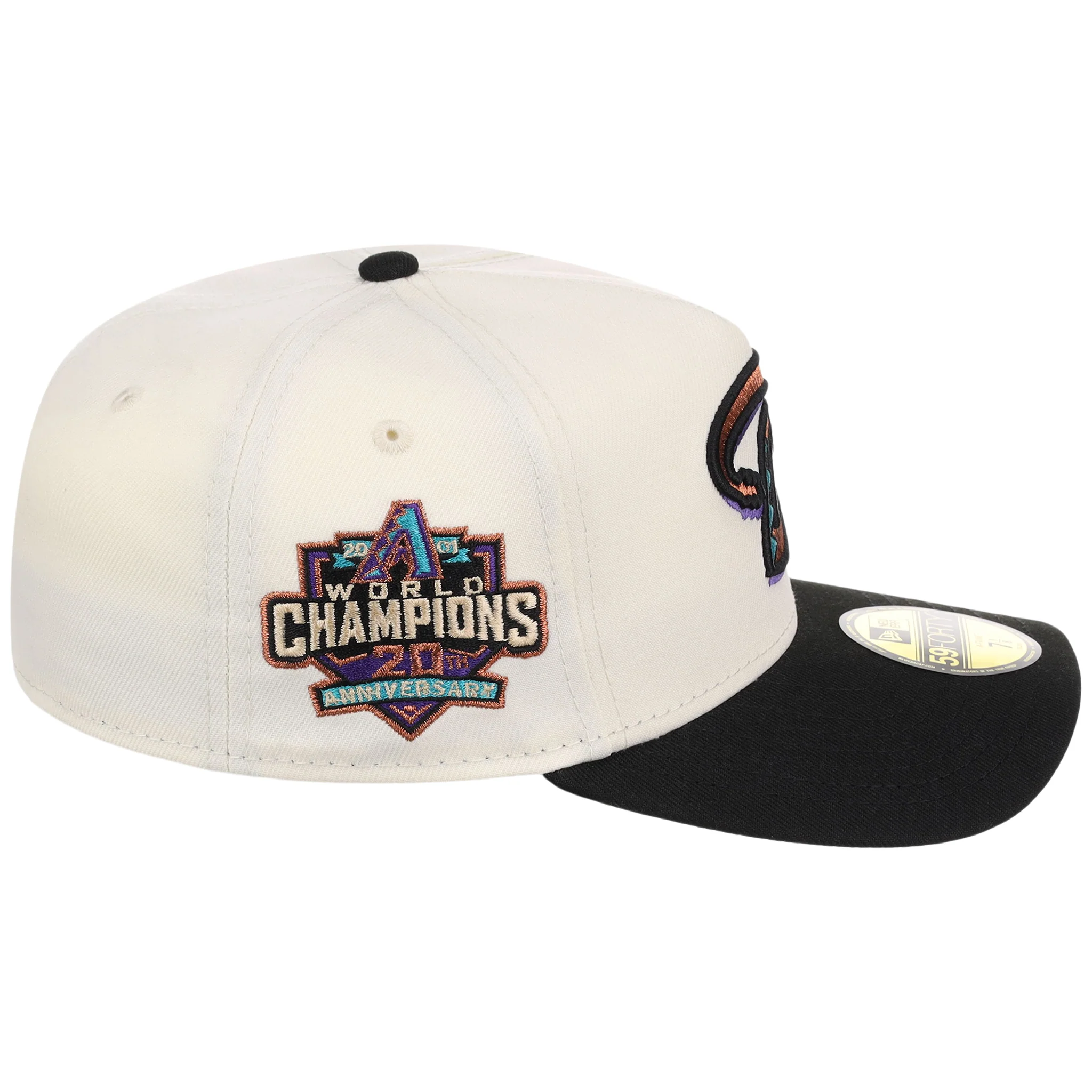Arizona Diamondbacks MLB Heritage Chrome New Era 59FORTY - Image 3