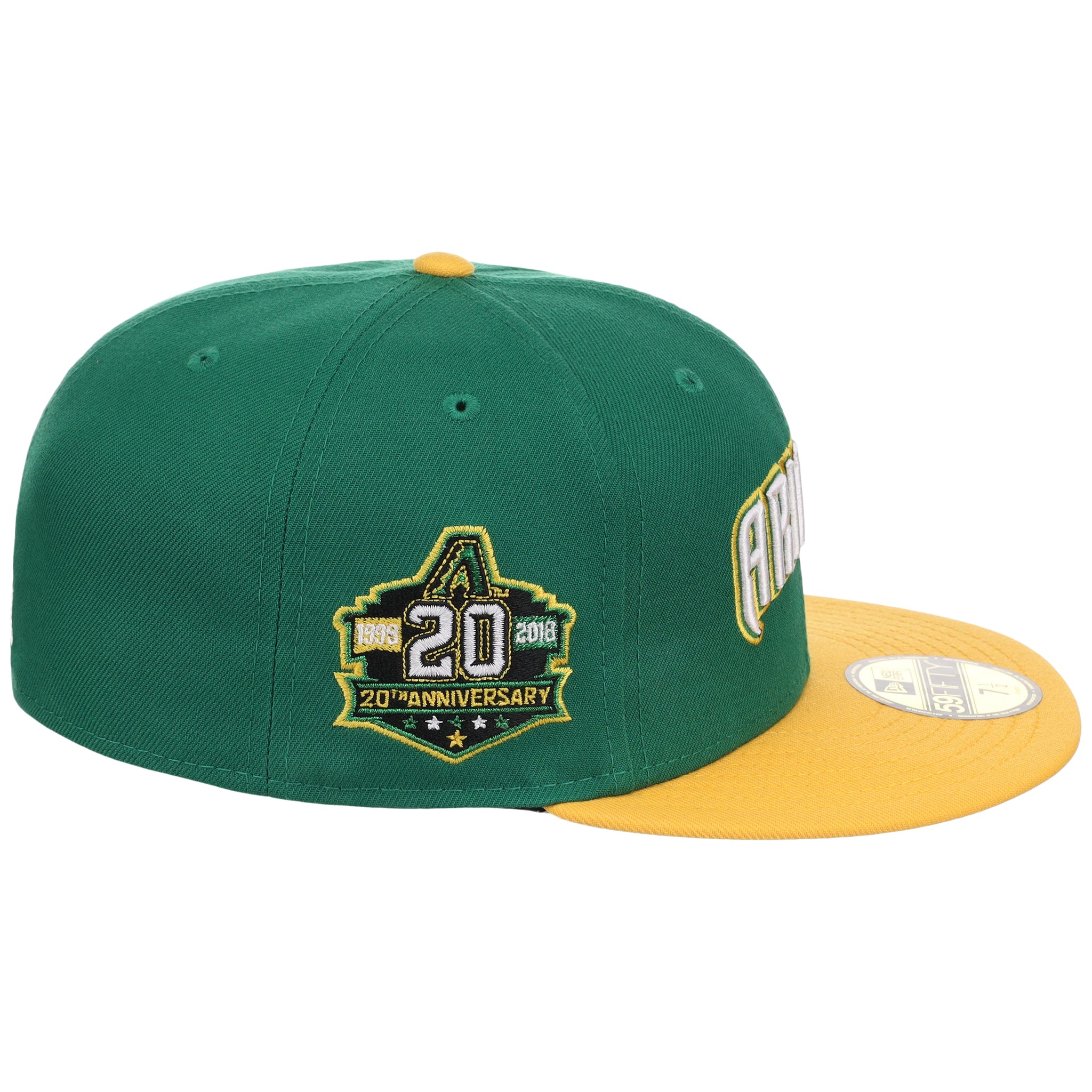 Arizona Diamondbacks Phoenix Fairway New Era 59FIFTY Green/Yellow - Image 3