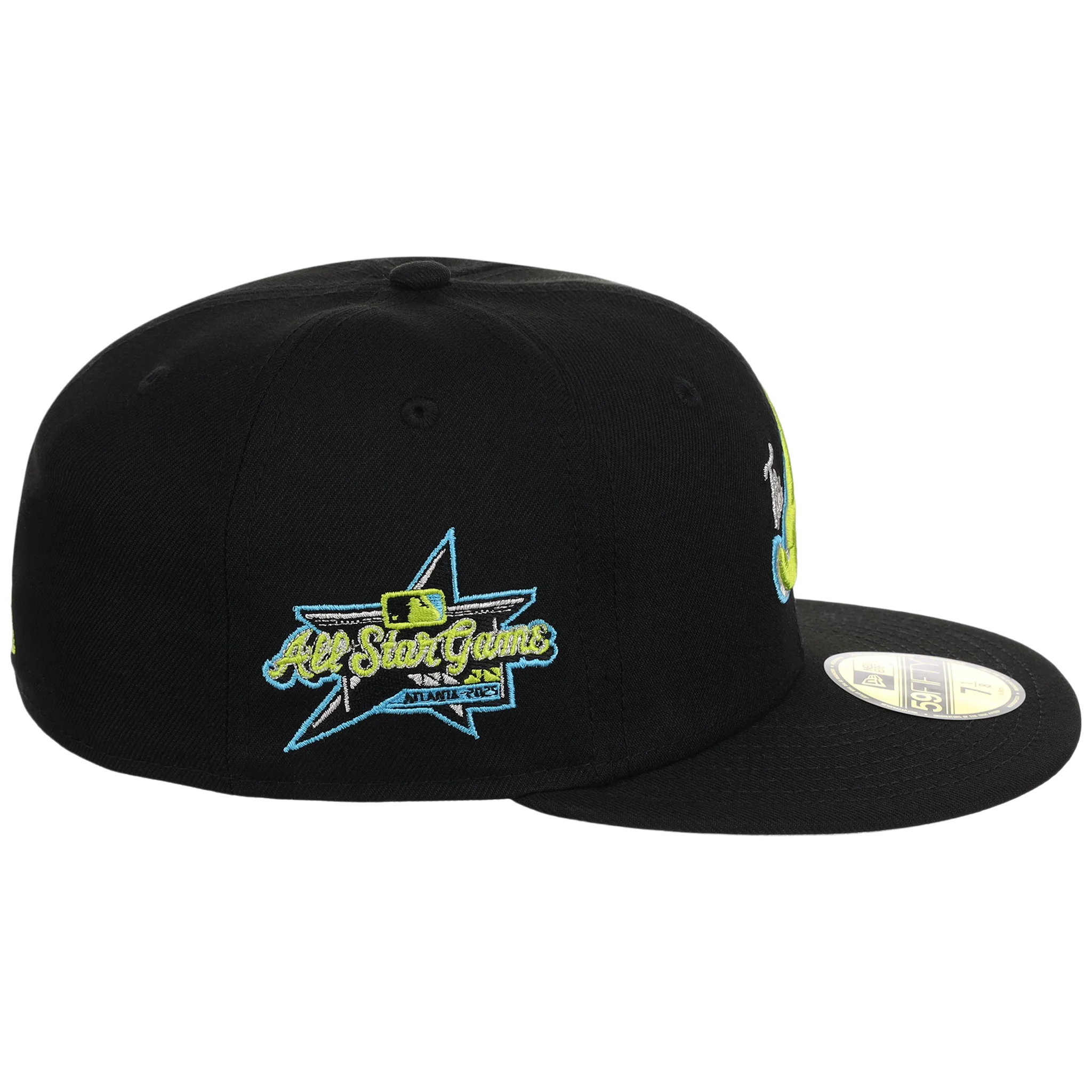Atlanta Braves High Frequency Funk New Era 59FIFTY Black/Black - Image 3
