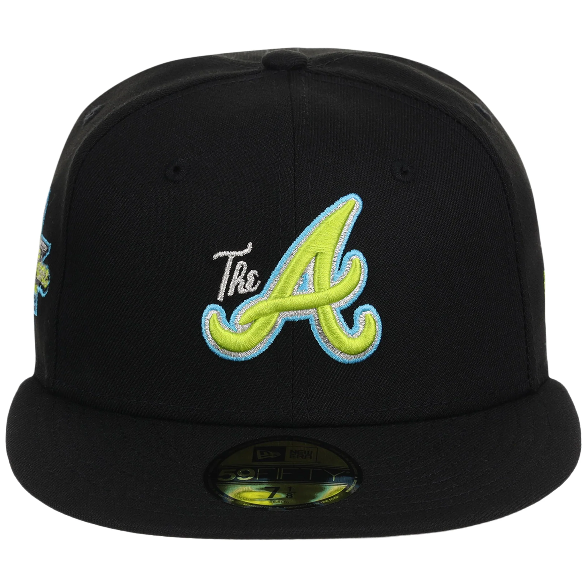 Atlanta Braves High Frequency Funk New Era 59FIFTY Black/Black - Image 5