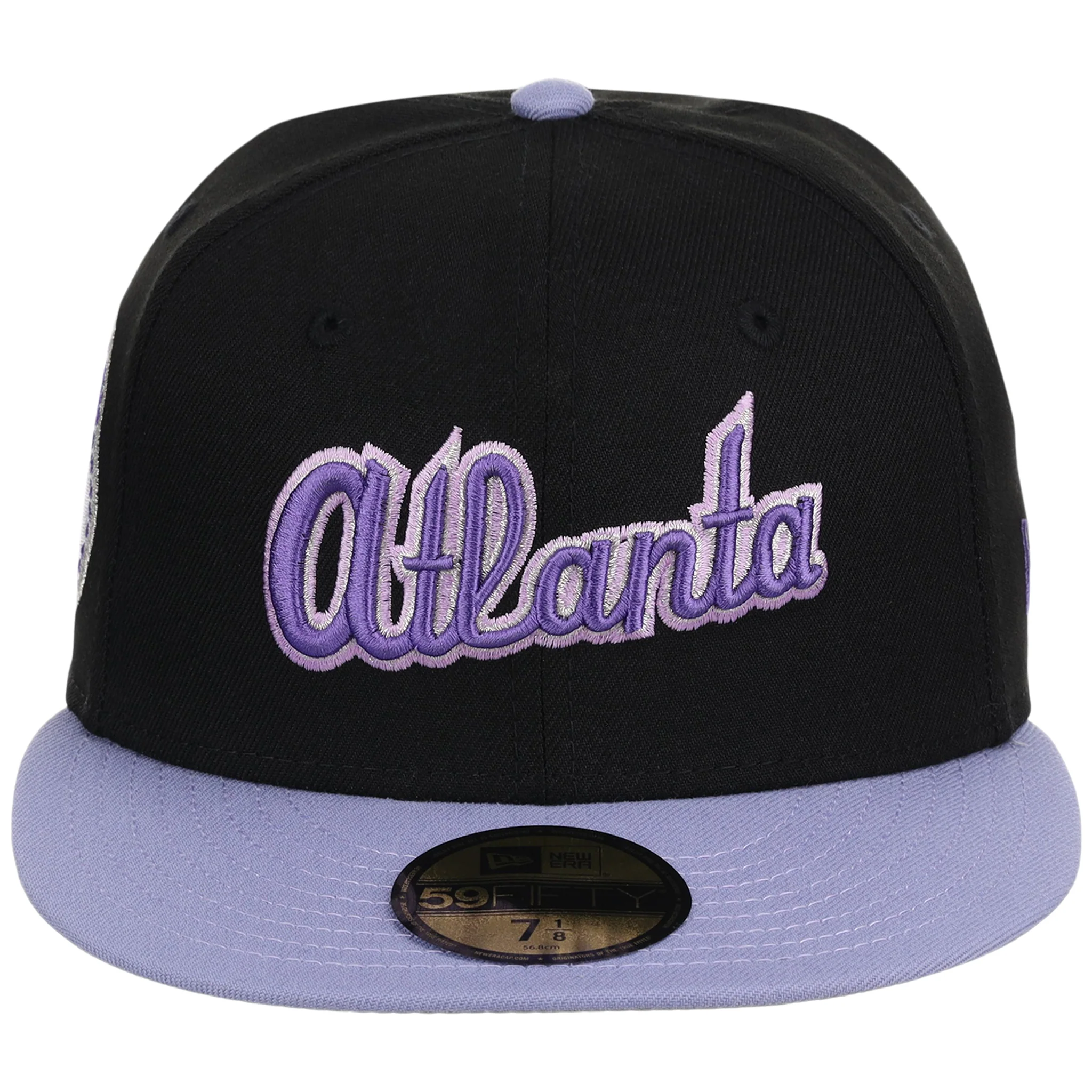 Atlanta Braves High Frequency Funk New Era 59FIFTY Black/Lavender - Image 5