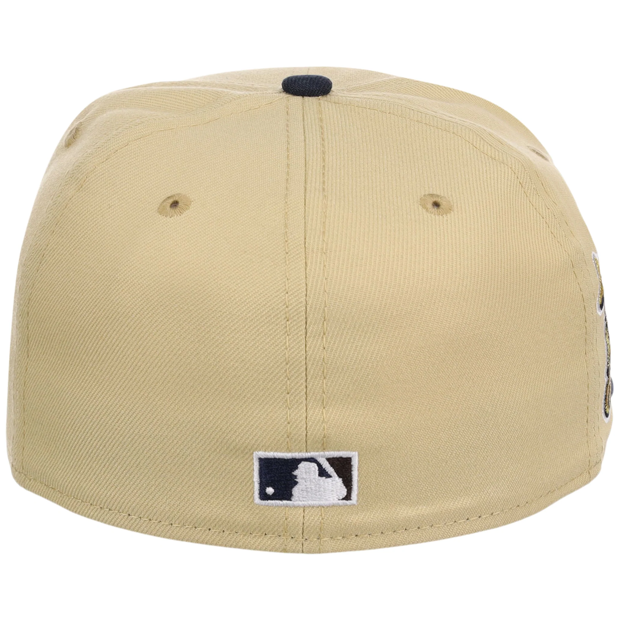 Atlanta Braves High Frequency Funk New Era 59FIFTY Vegas Gold/Navy - Image 7