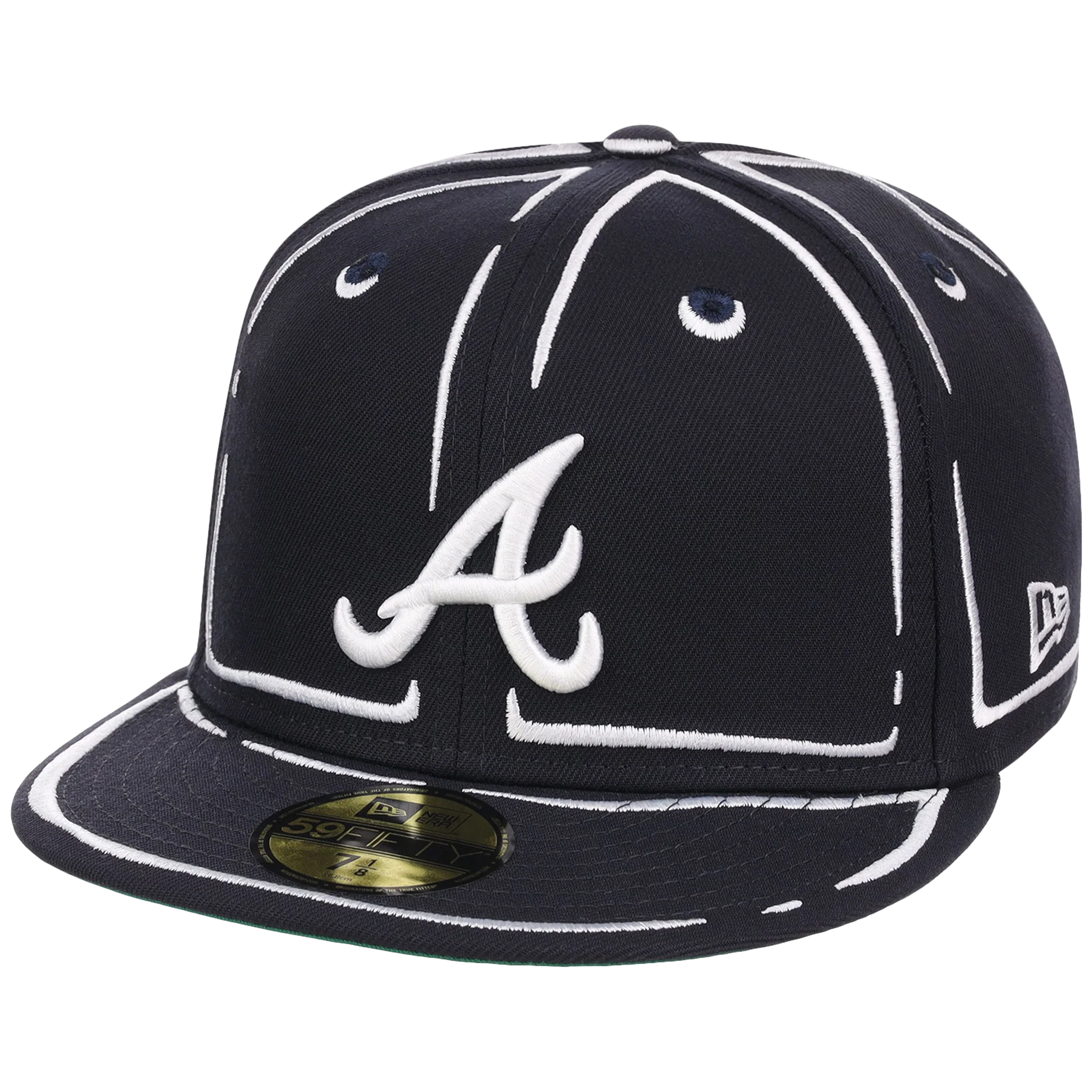 Atlanta Braves Joshua Vides x MLB 'Outline' New Era 59FIFTY Collection - Image 4