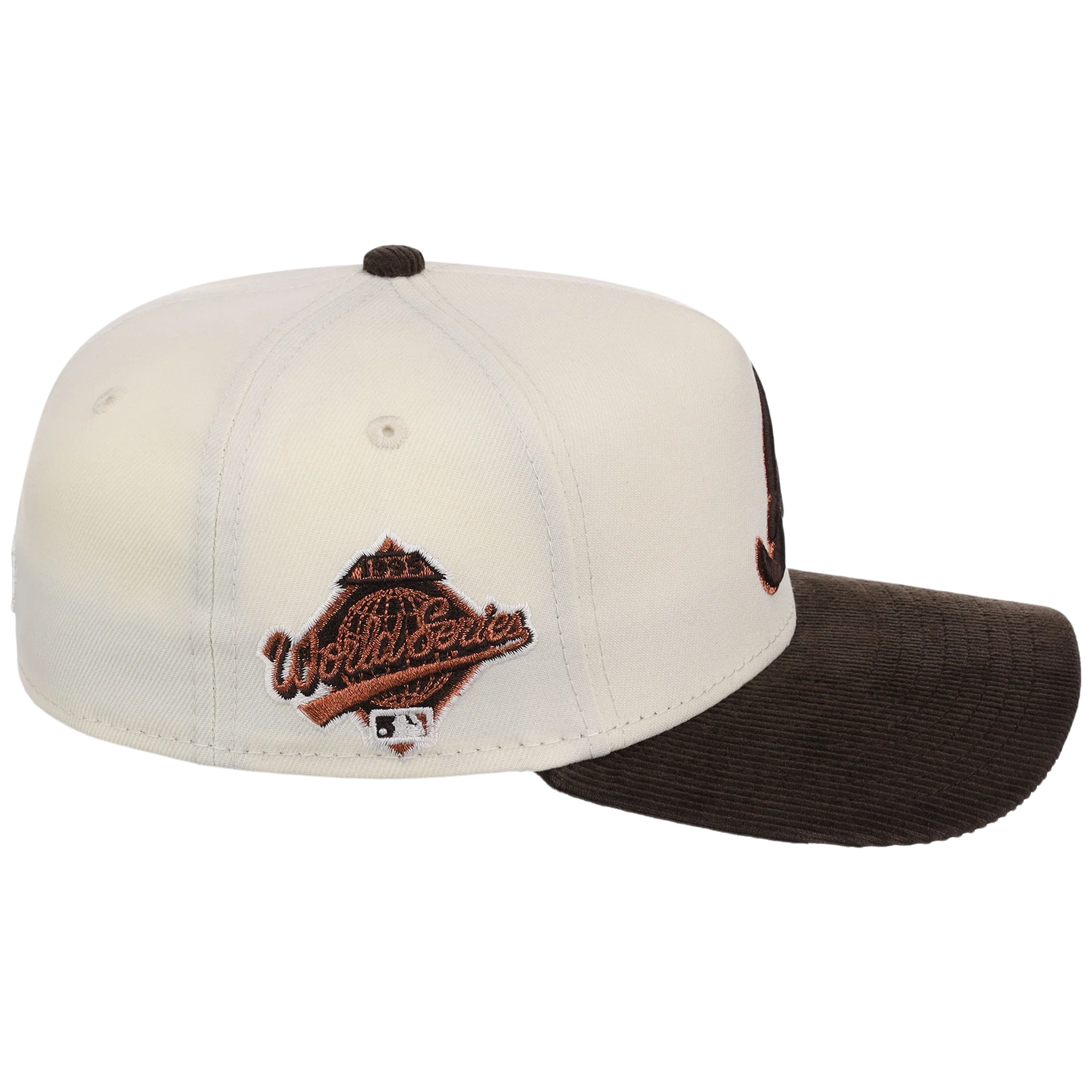 Atlanta Braves MLB Chrome Walnut Cord New Era 59FORTY - Image 3