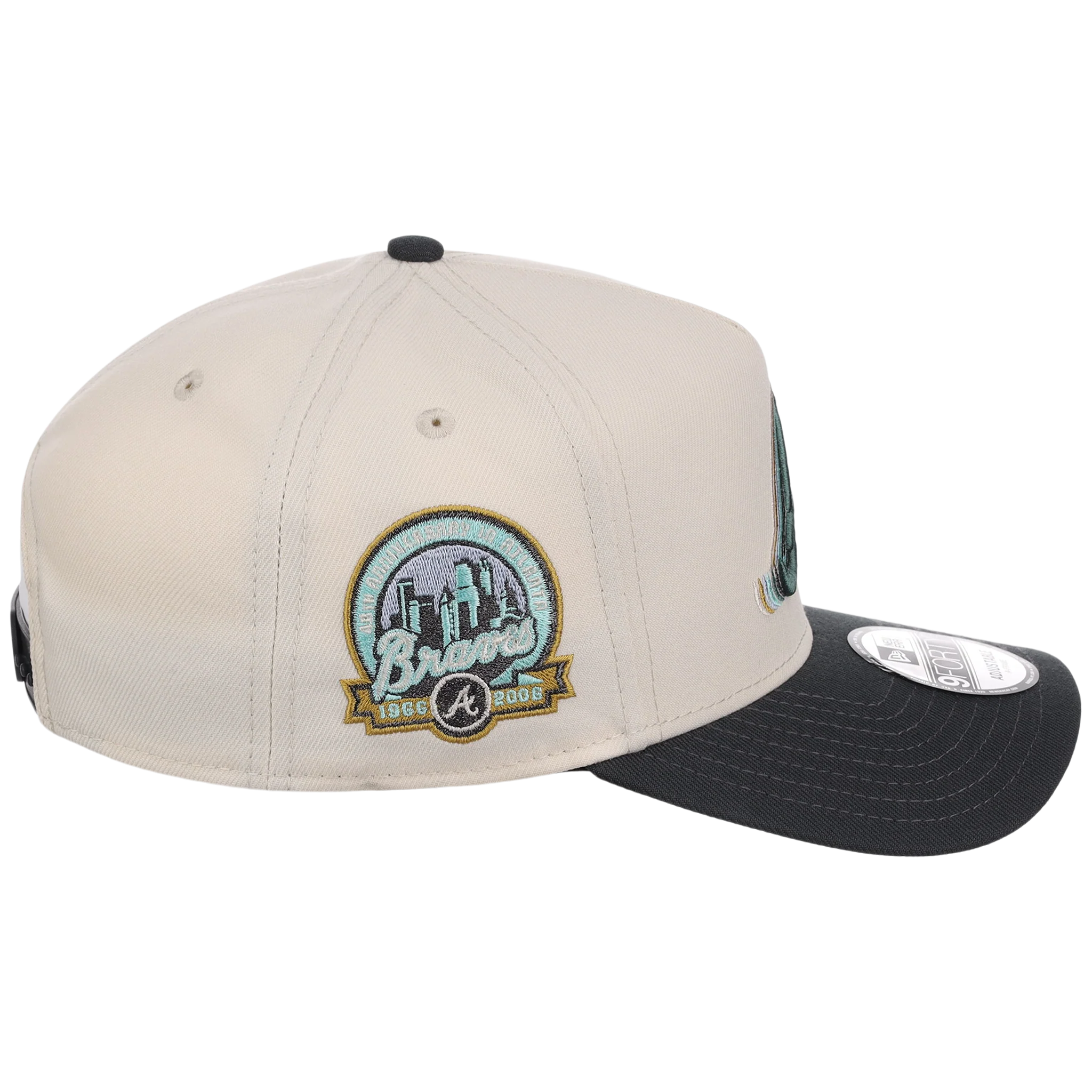 Atlanta Braves MLB Cream Clouds New Era 9FORTY - Image 3