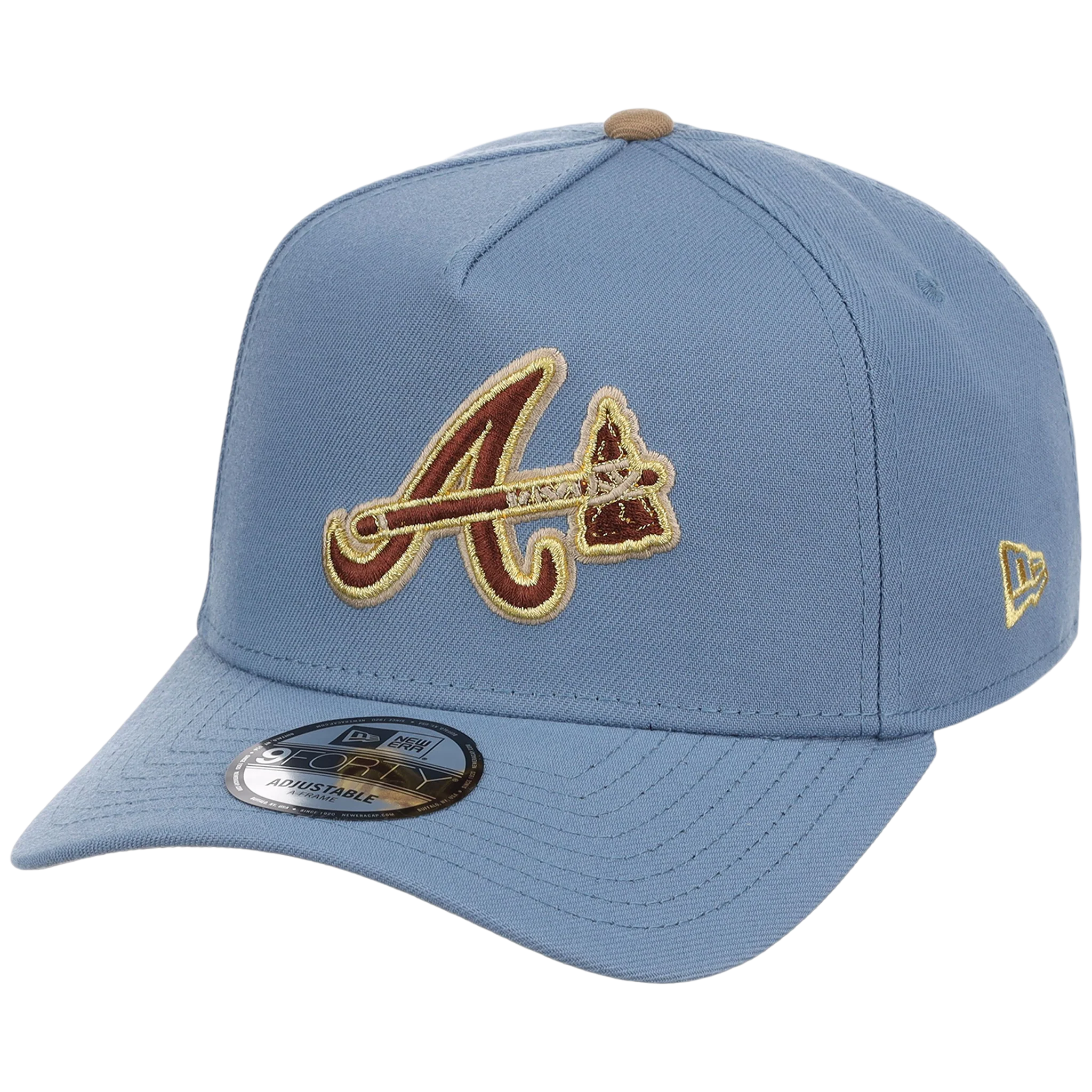 Atlanta Braves MLB Golden Fade New Era 9FORTY - Image 4