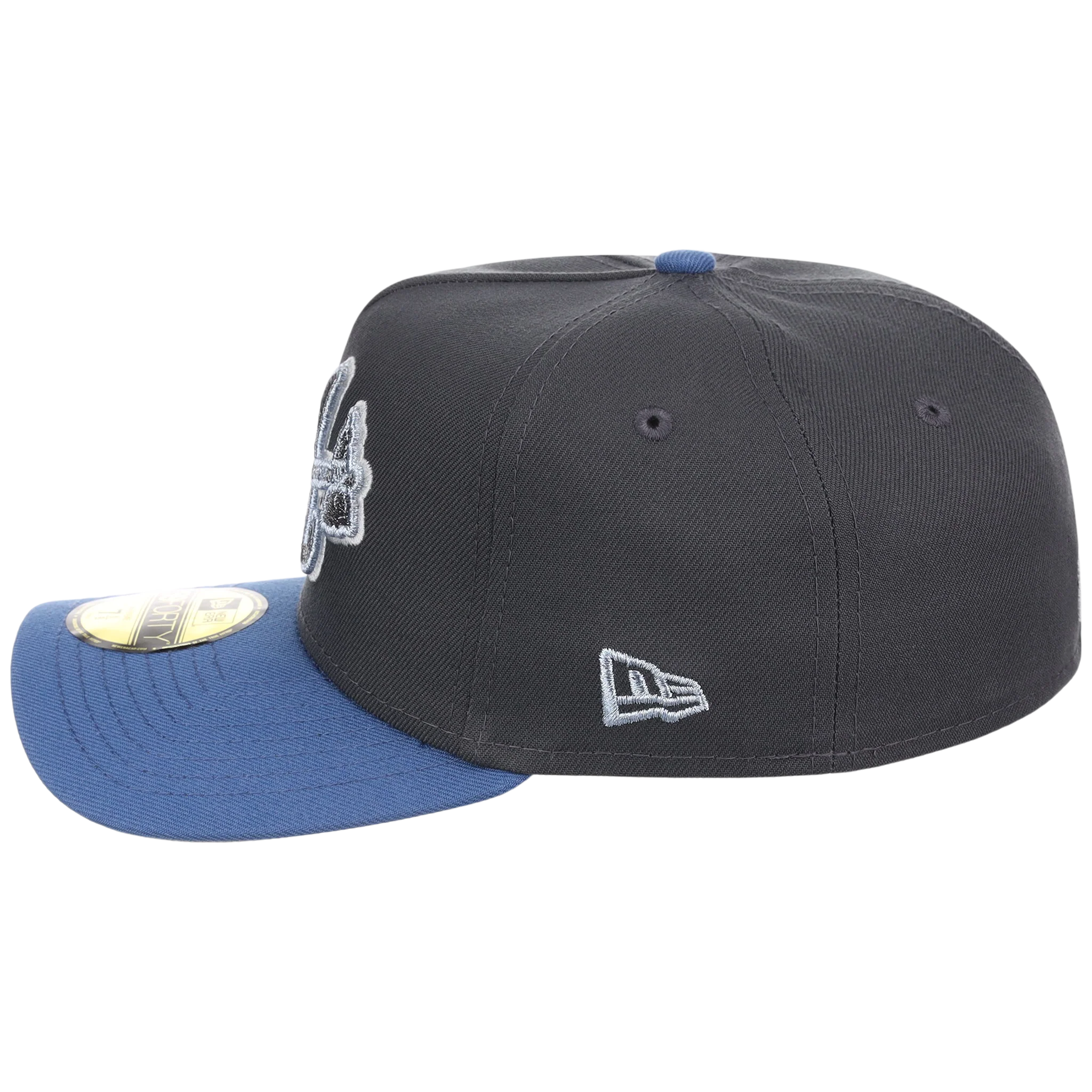 Atlanta Braves MLB Indigo Steel New Era 59FORTY - Image 6