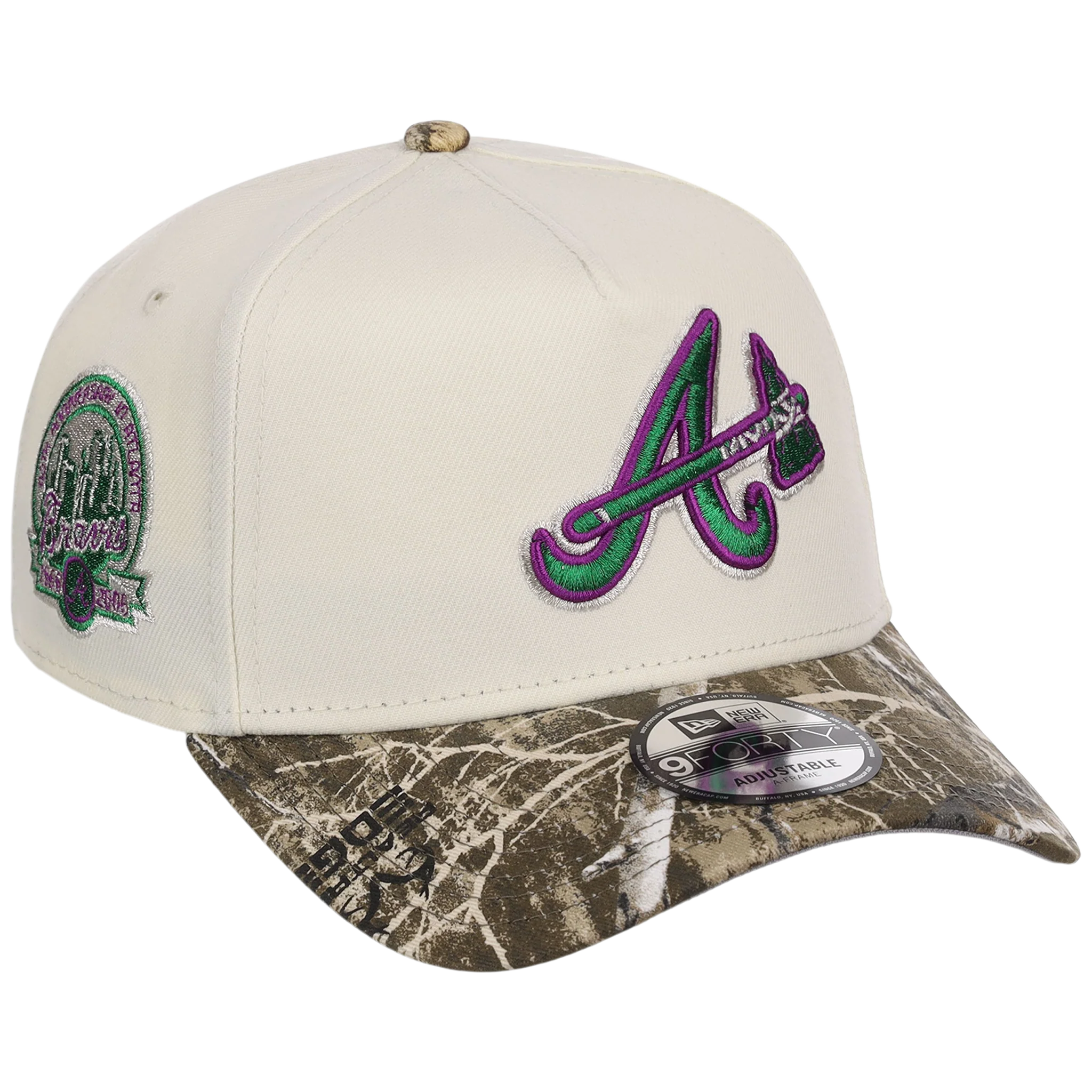 Atlanta Braves MLB Purple Trees New Era 9FORTY