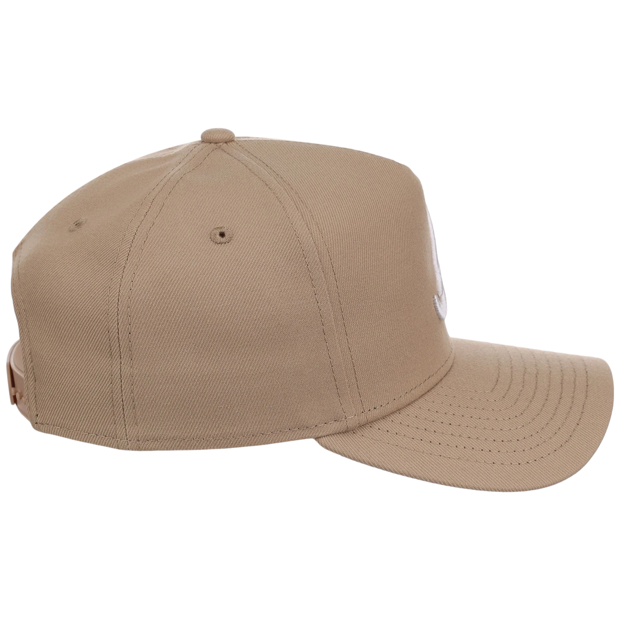 Atlanta Braves Women's New Era 9FORTY Camel A-Frame - Image 3