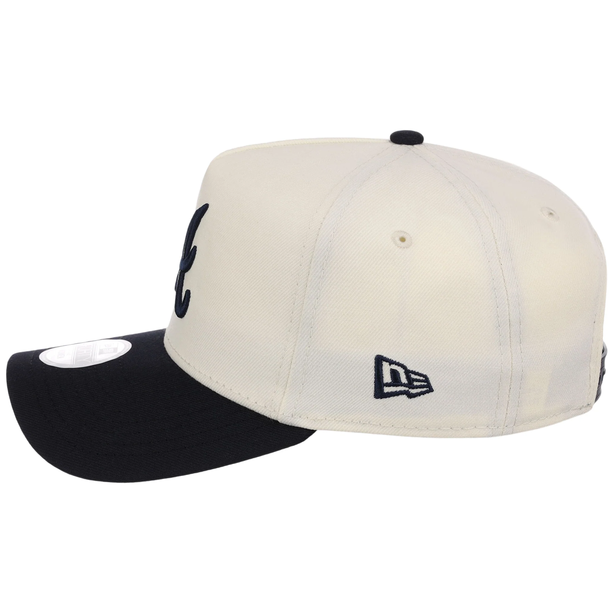 Atlanta Braves Women's New Era 9FORTY Chrome OTC A-Frame - Image 6