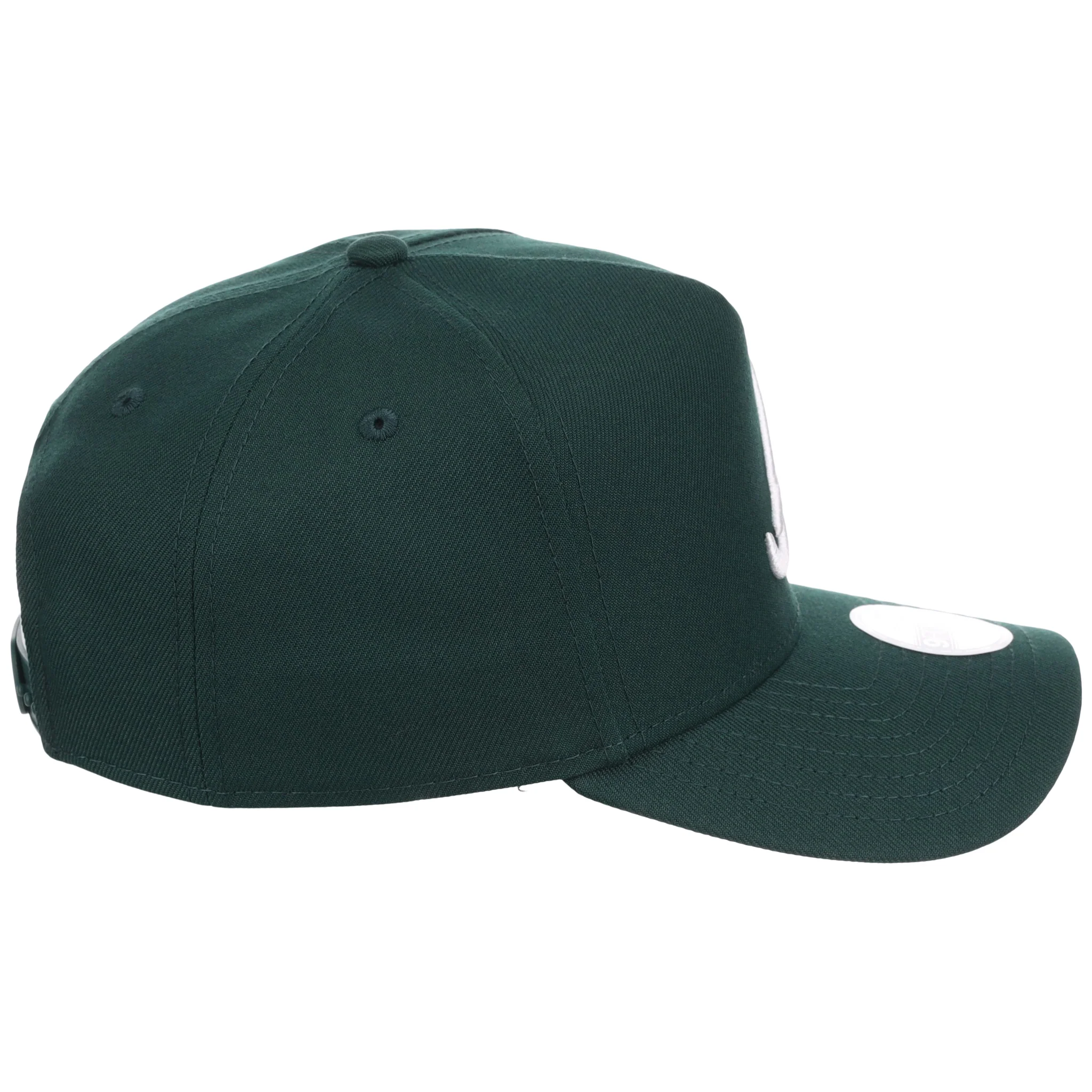 Atlanta Braves Women's New Era 9FORTY Dark Green A-Frame - Image 3