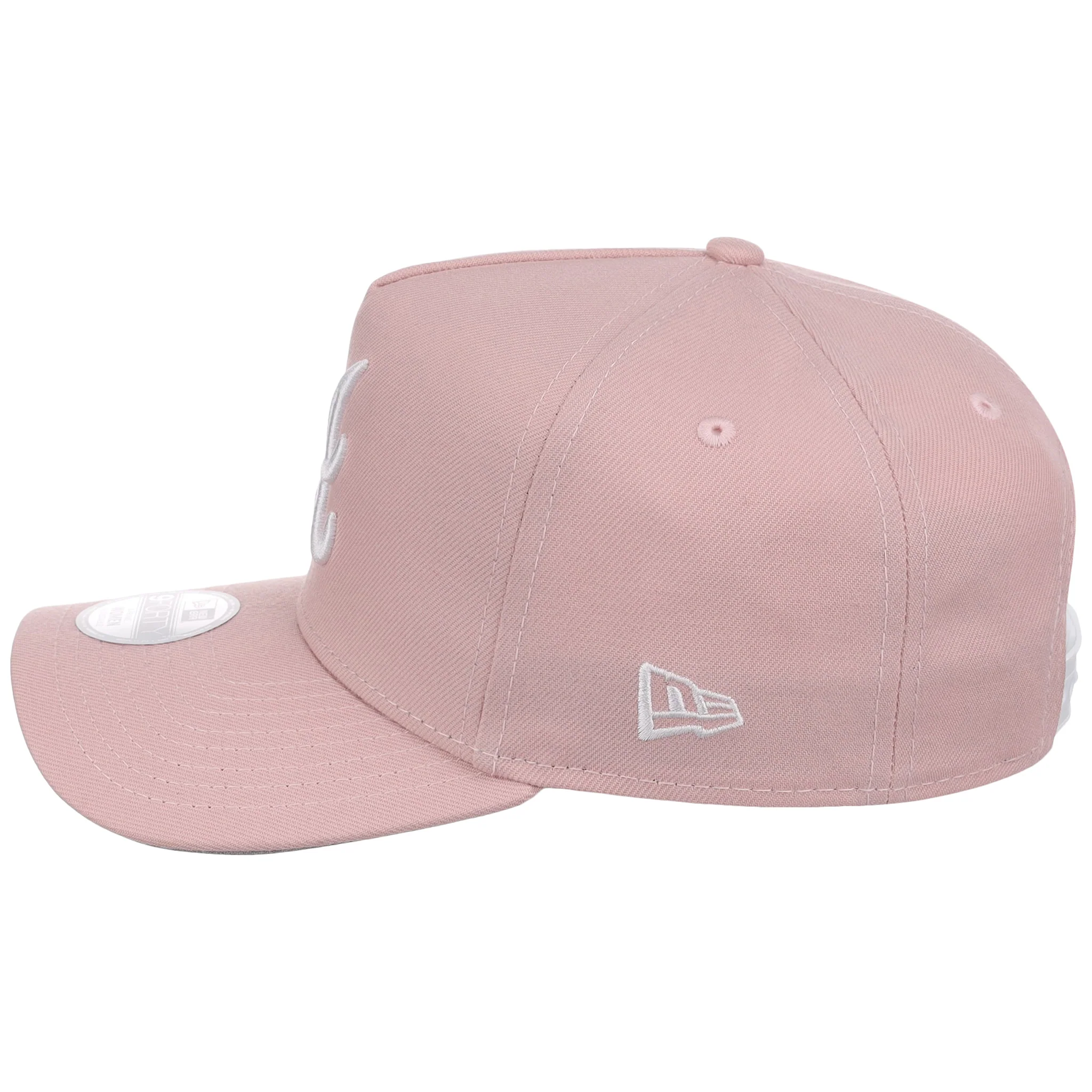 Atlanta Braves Women's New Era 9FORTY Pink A-Frame - Image 6
