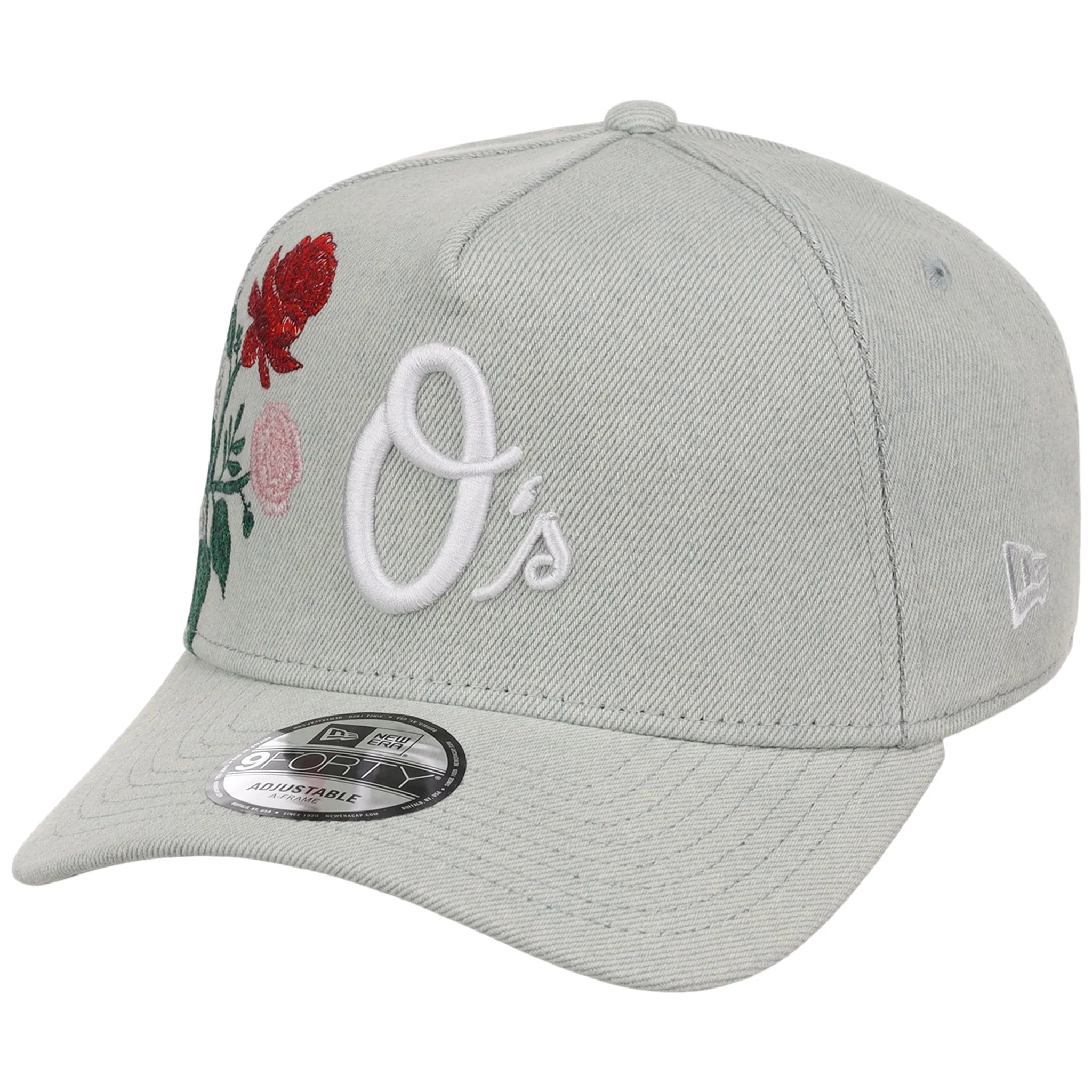 Baltimore Orioles MLB Denim Flower New Era 9FORTY - Image 4