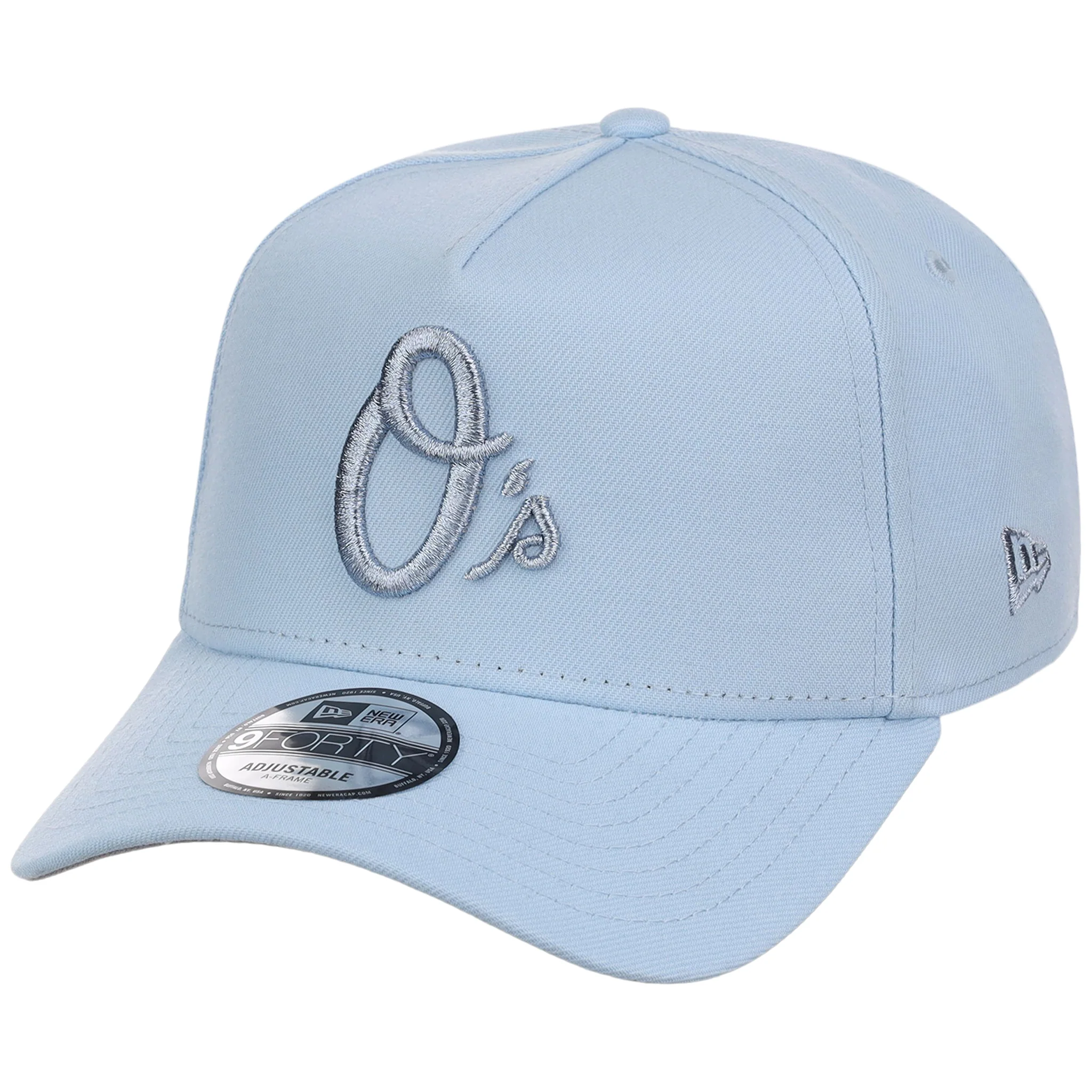 Baltimore Orioles MLB Glacial Blue New Era 9FORTY A-Frame - Image 4