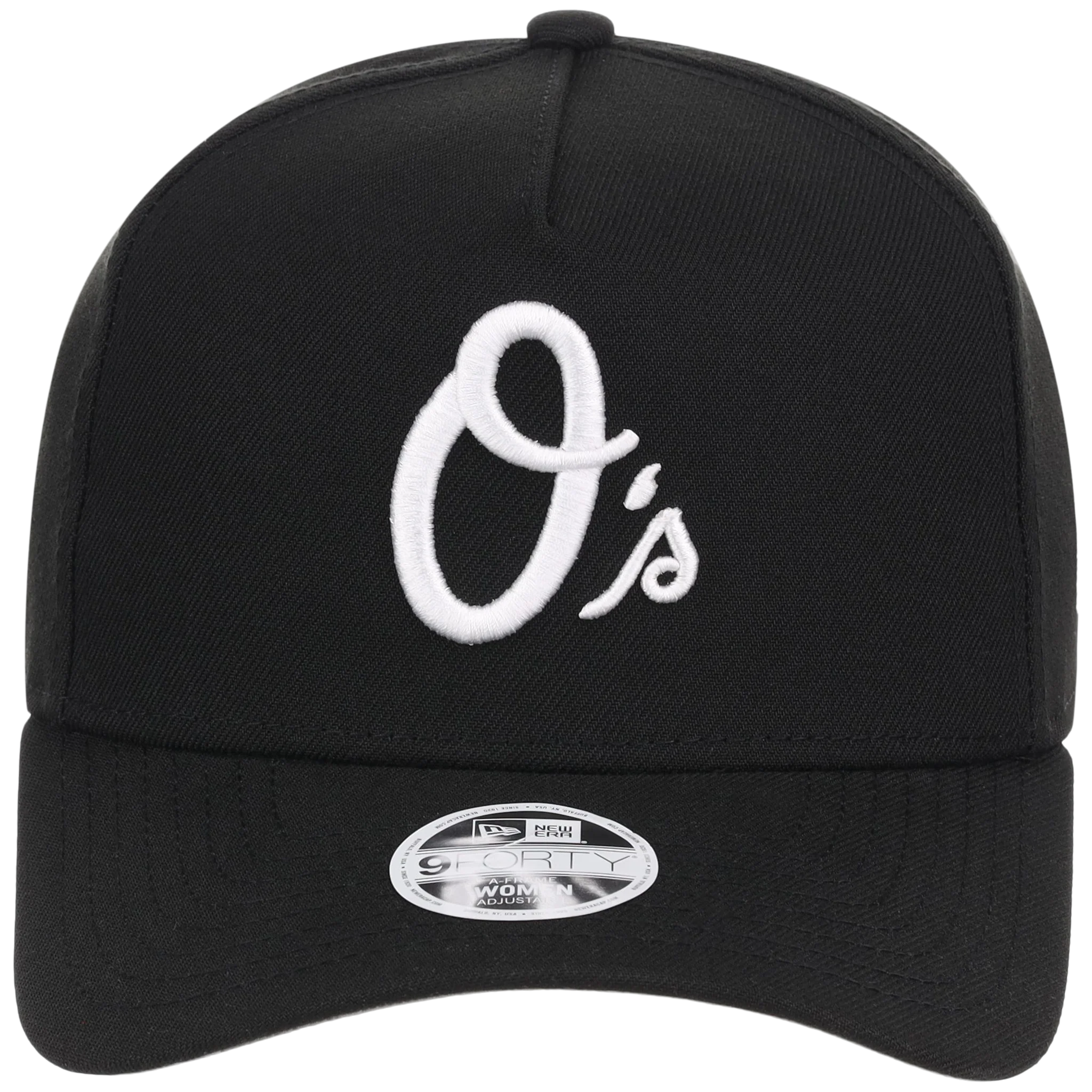 Baltimore Orioles Women's New Era 9FORTY Black A-Frame - Image 5