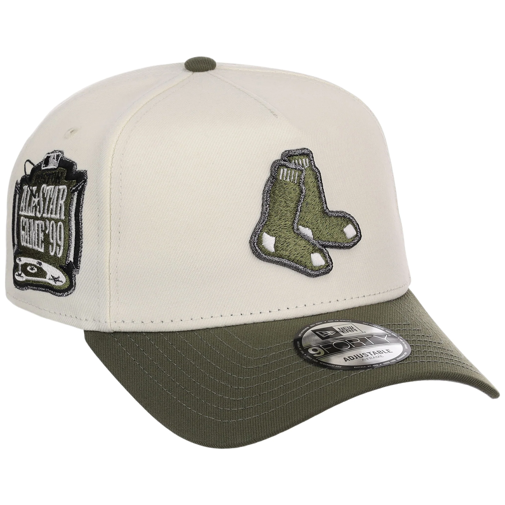 Boston Red Sox MLB Chrome Olive New Era 9FORTY