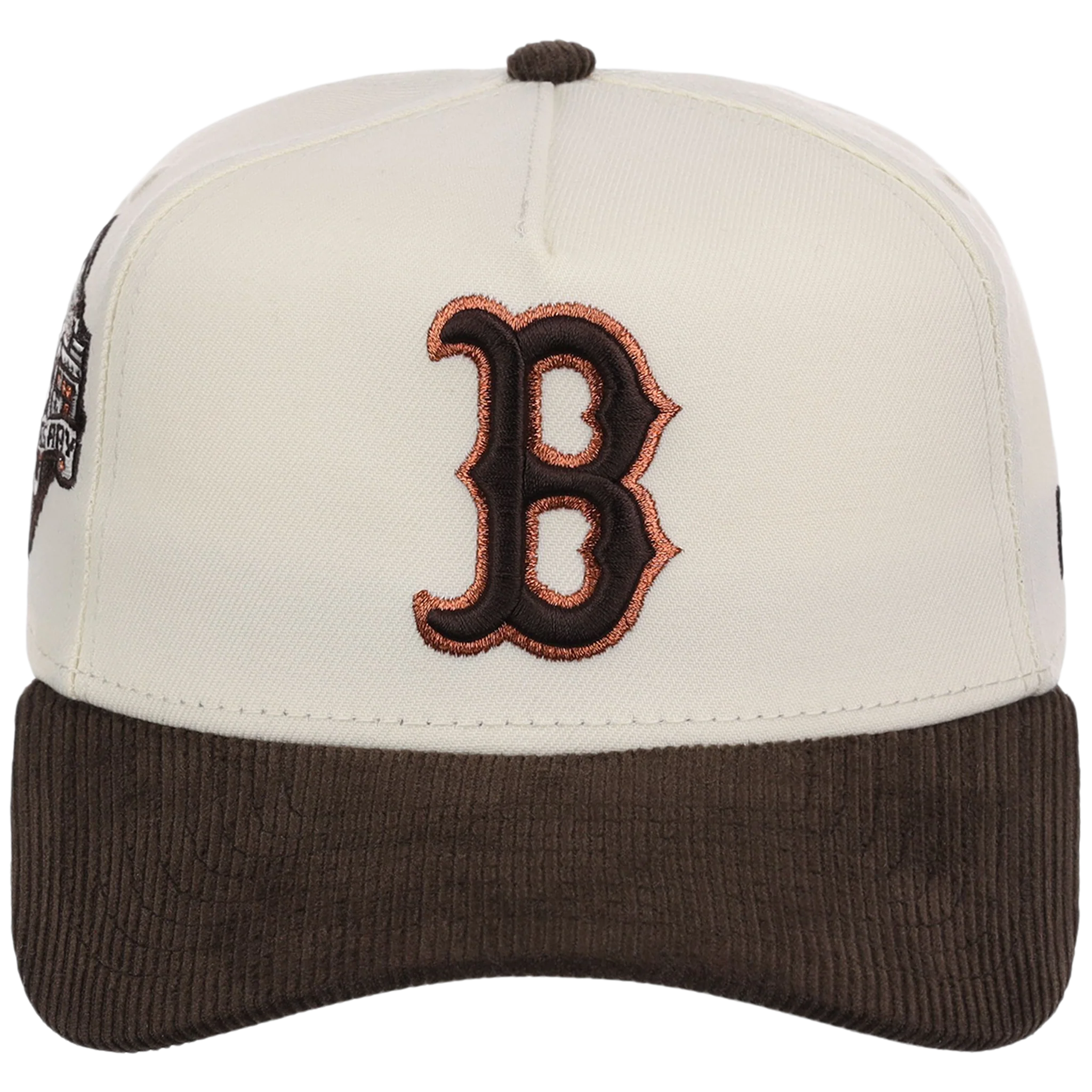 Boston Red Sox MLB Chrome Walnut Cord New Era 59FORTY - Image 5