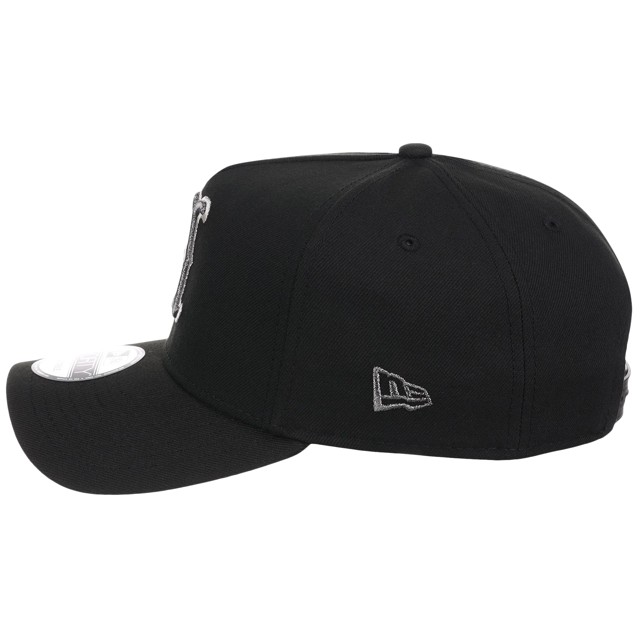 Boston Red Sox MLB Flipmode 2.0 Liquid Titanium New Era 9FORTY A-Frame (Black/Black/Gray) - Image 6