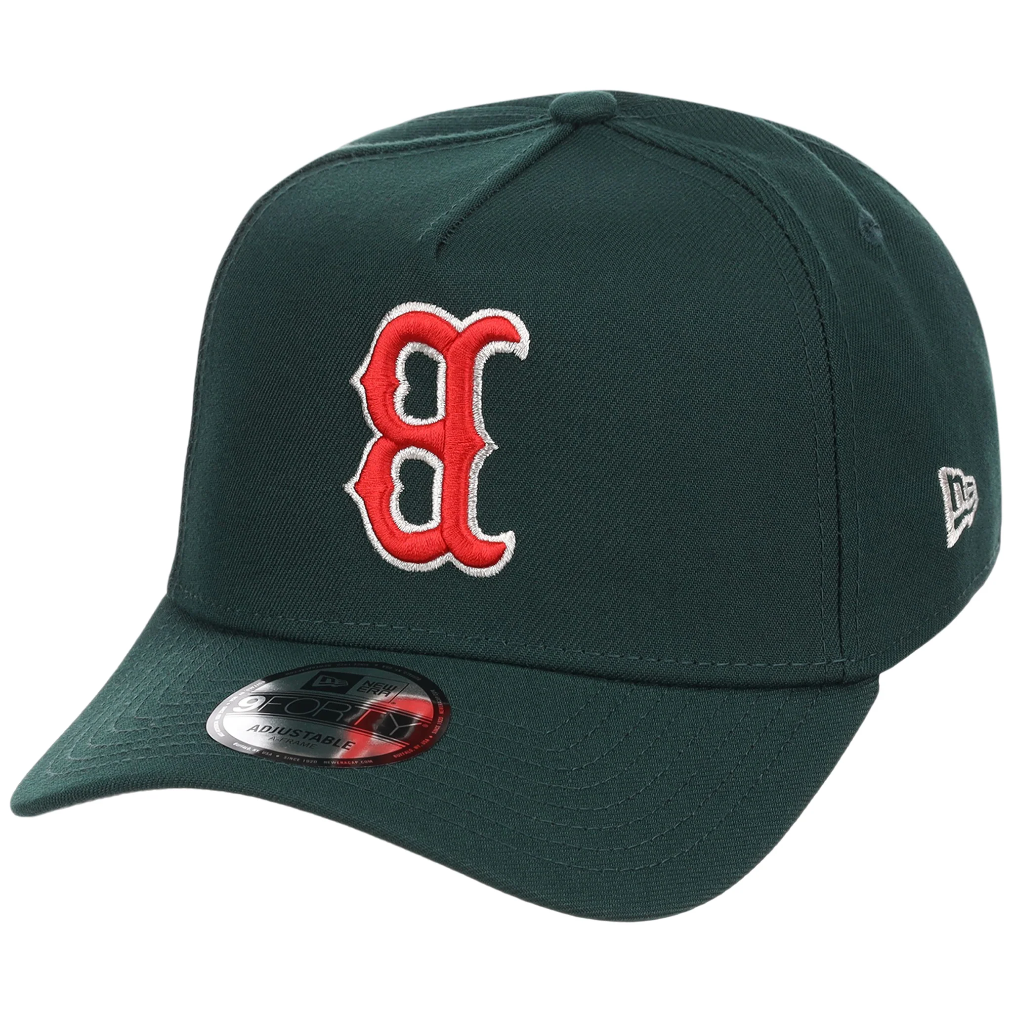 Boston Red Sox MLB Flipmode 2.0 New Era 9FORTY A-Frame (Dark Green/Dark Green/Gray) - Image 4