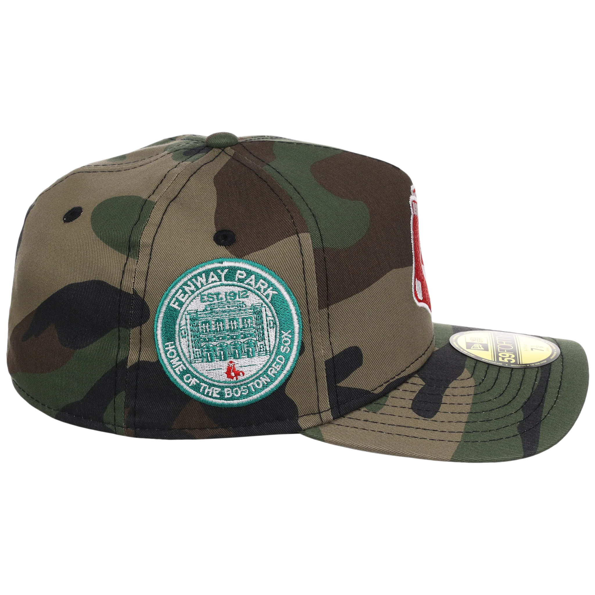 Boston Red Sox MLB Tactical Woodland New Era 59FORTY - Image 3