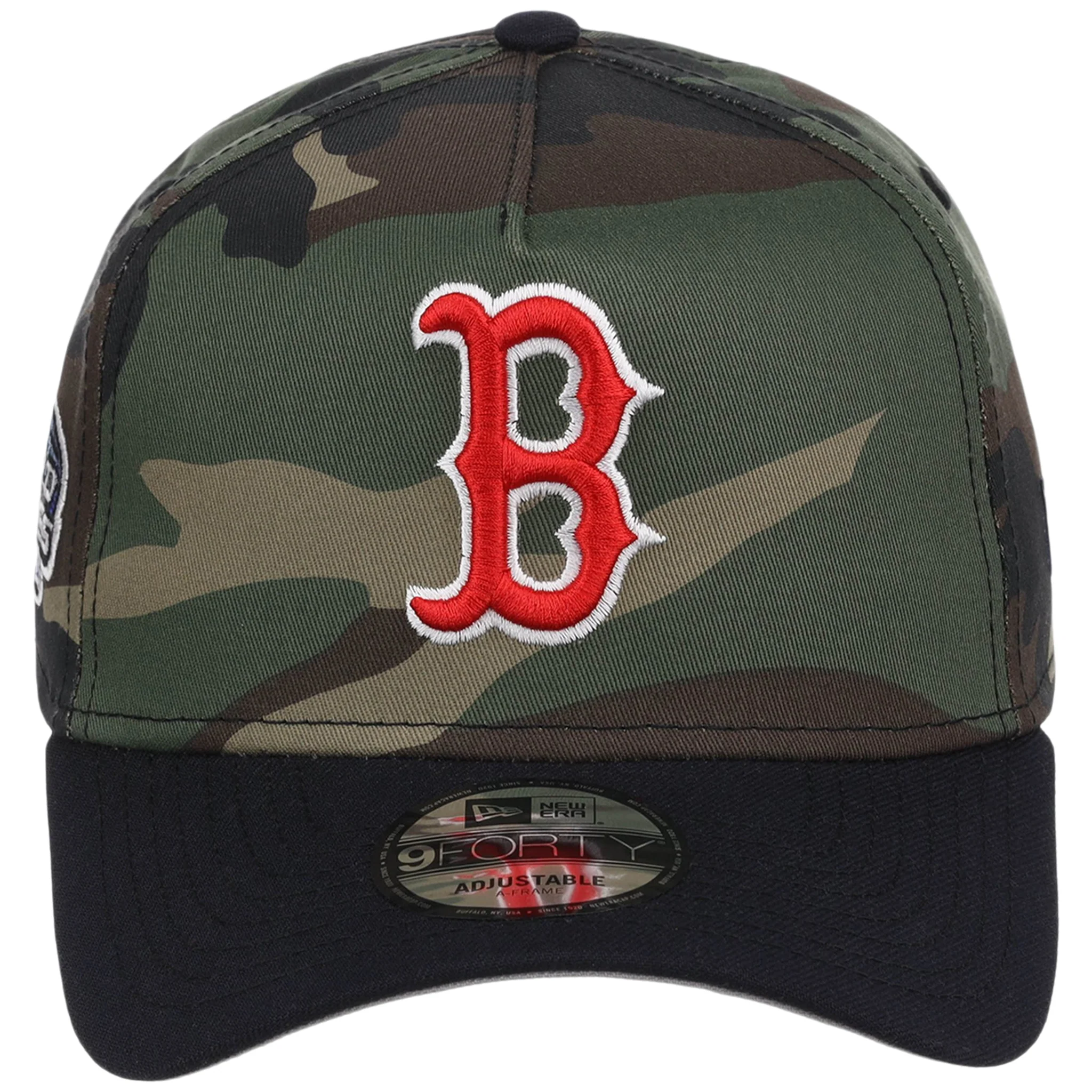 Boston Red Sox MLB Woodland Contrast New Era 9FORTY - Image 5