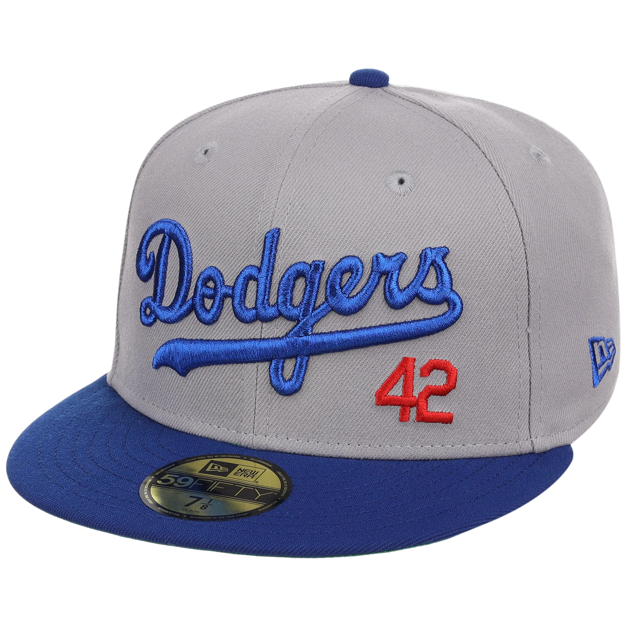 Brooklyn Dodgers 42 Legacy Pack New Era 59FIFTY - Gray/Royal - Image 4