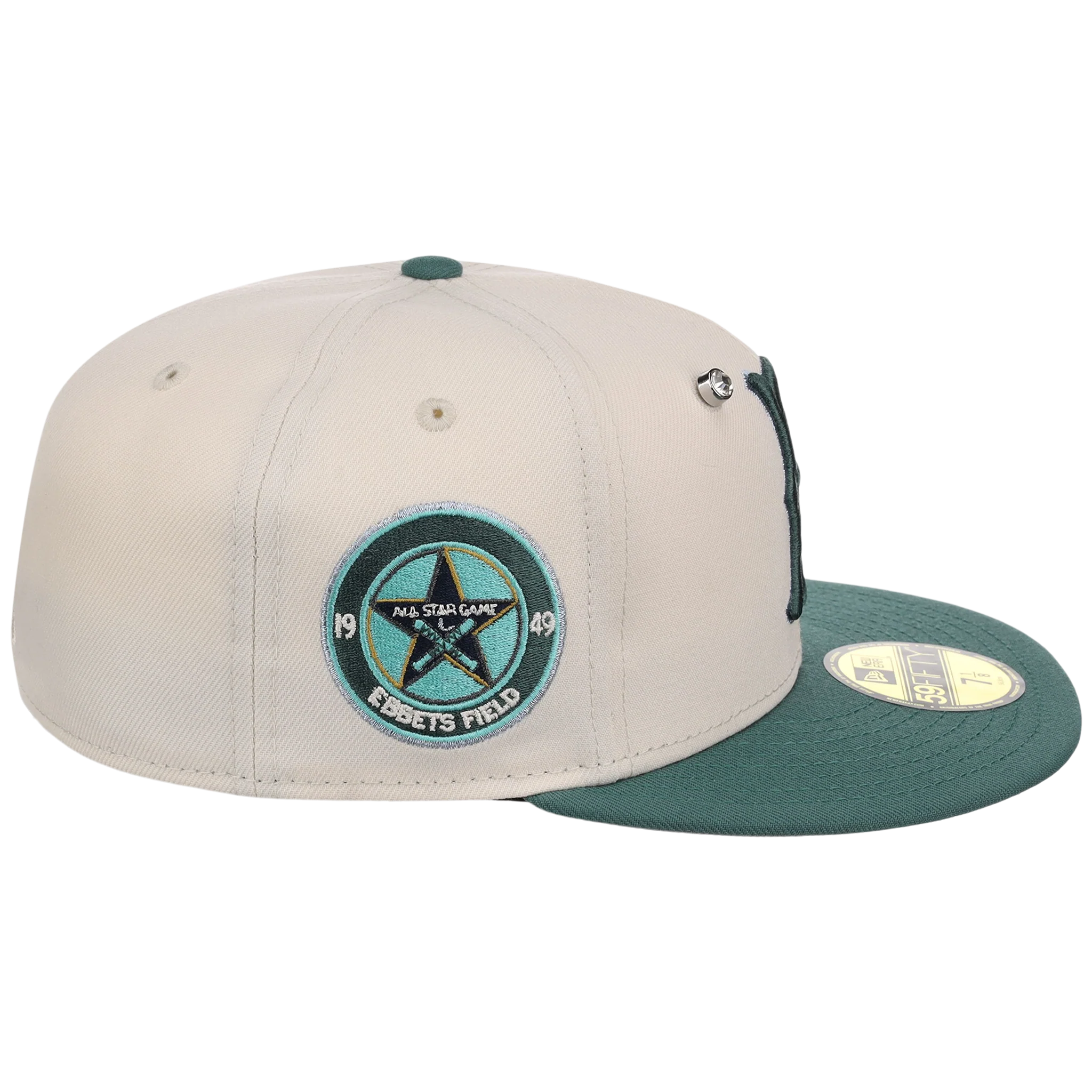 Brooklyn Dodgers MLB Cream Lichen New Era 59FIFTY - Image 3