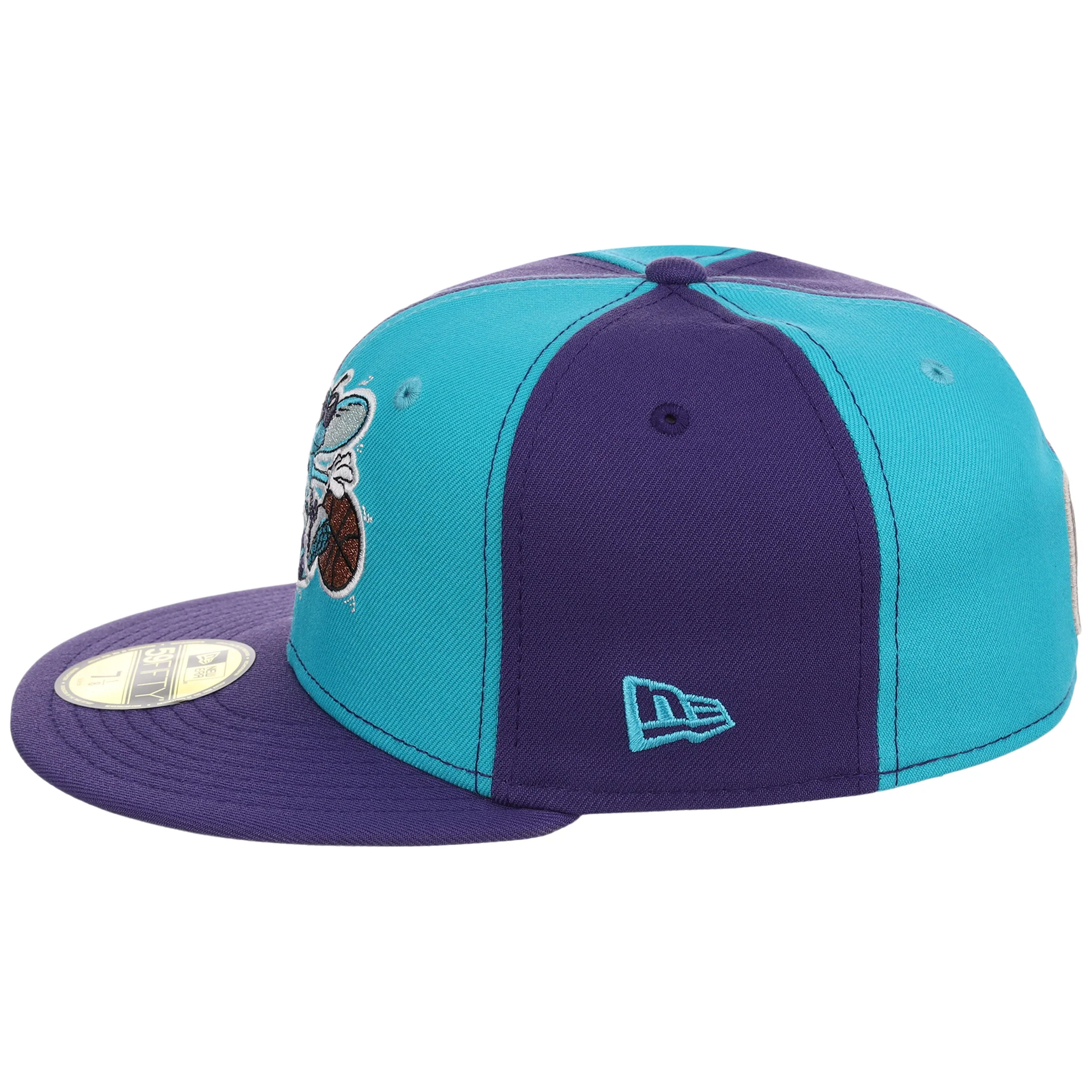 Charlotte Hornets NBA Pinwheel Rewind New Era 59FIFTY - Image 6