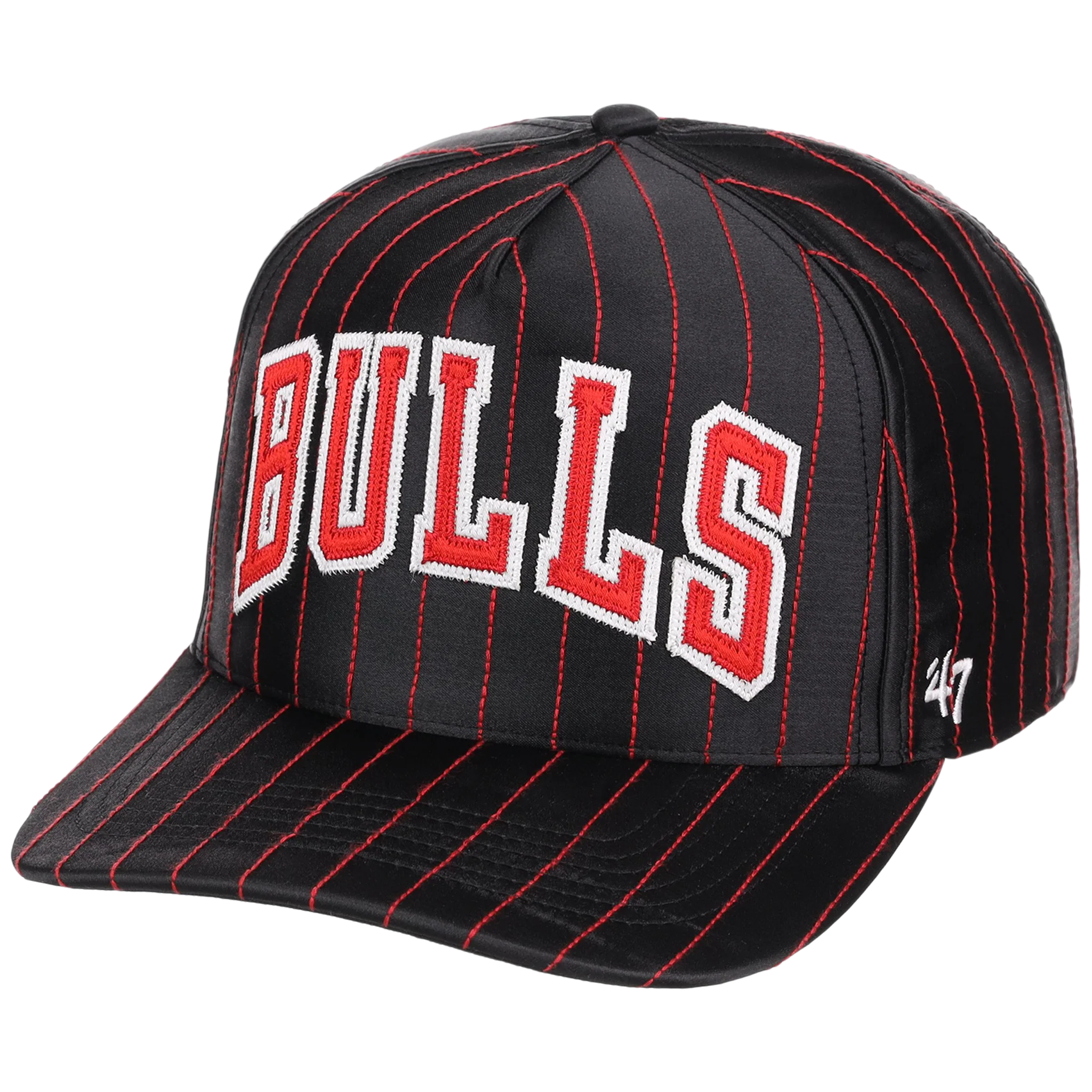Chicago Bulls NBA Champ '47 Hitch Collection - Satin Pinstripe (Red/Black) - Image 4
