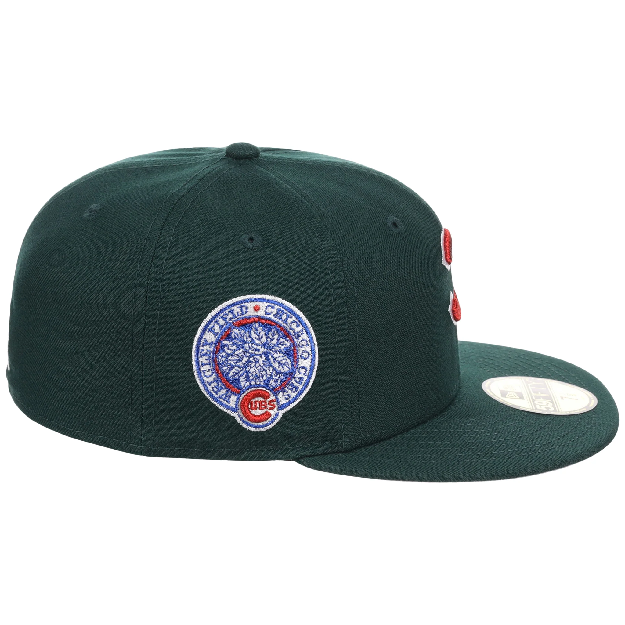 Chicago Cubs MLB Flipmode 2.0 New Era 59FIFTY (Dark Green/Dark Green/Gray) - Image 3