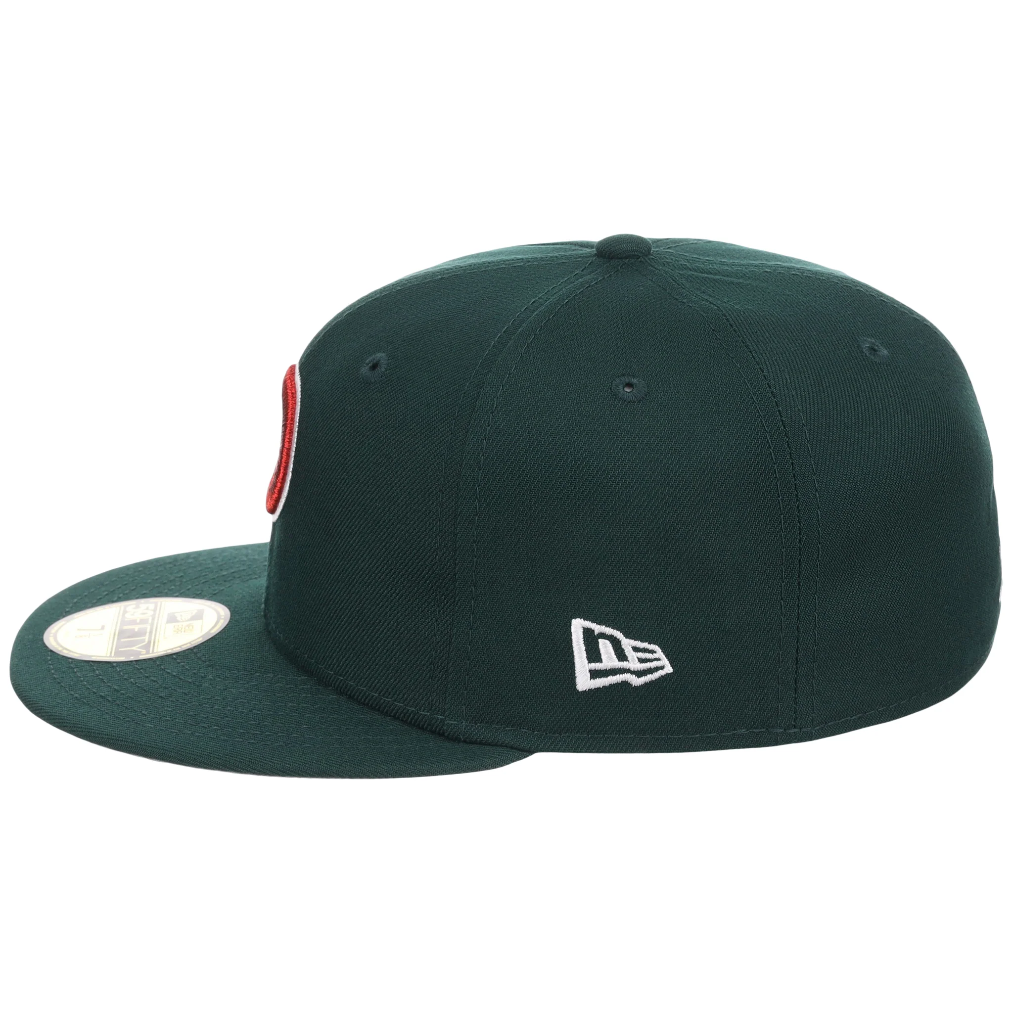 Chicago Cubs MLB Flipmode 2.0 New Era 59FIFTY (Dark Green/Dark Green/Gray) - Image 6