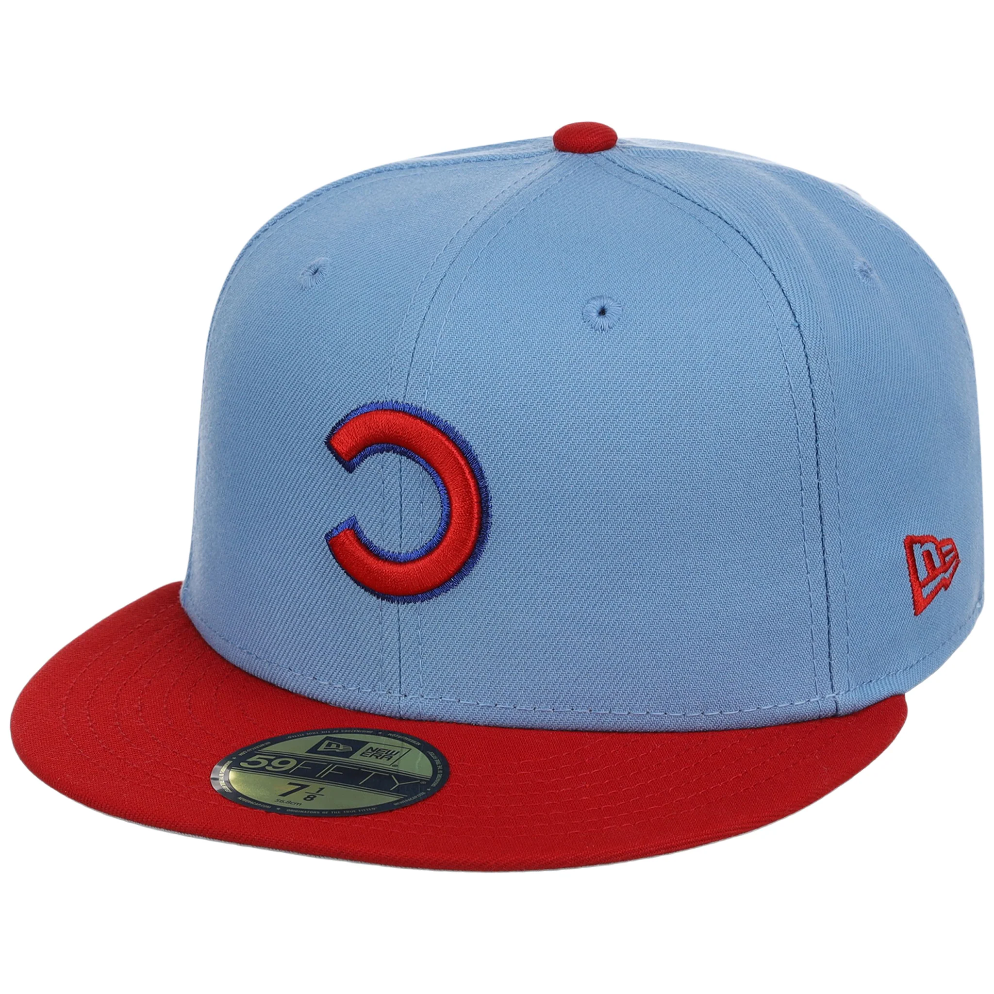 Chicago Cubs MLB Flipmode 2.0 New Era 59FIFTY (Sky/Red/Gray) - Image 4