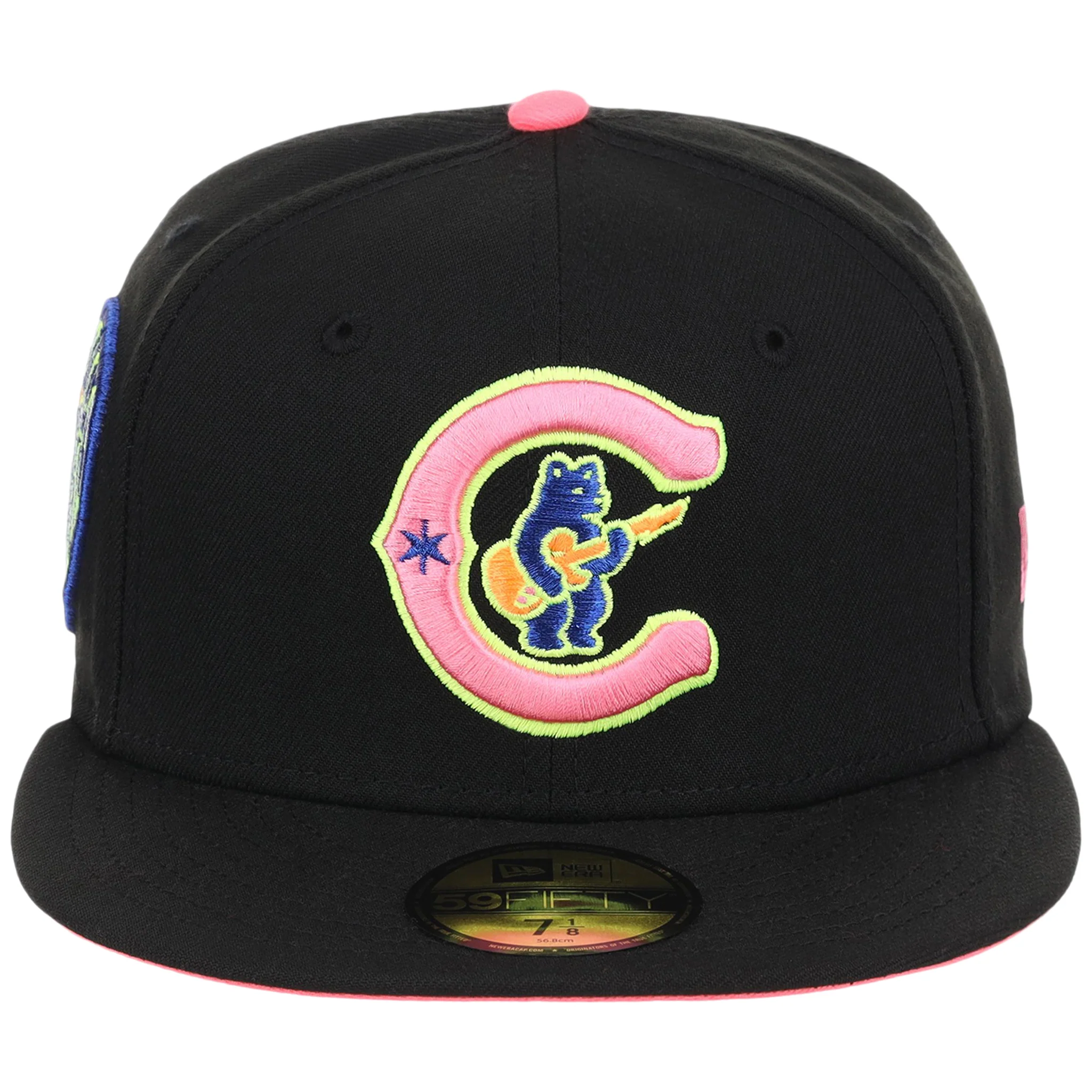 Chicago Cubs MLB Main Stage Black Neon New Era 59FIFTY - Image 5