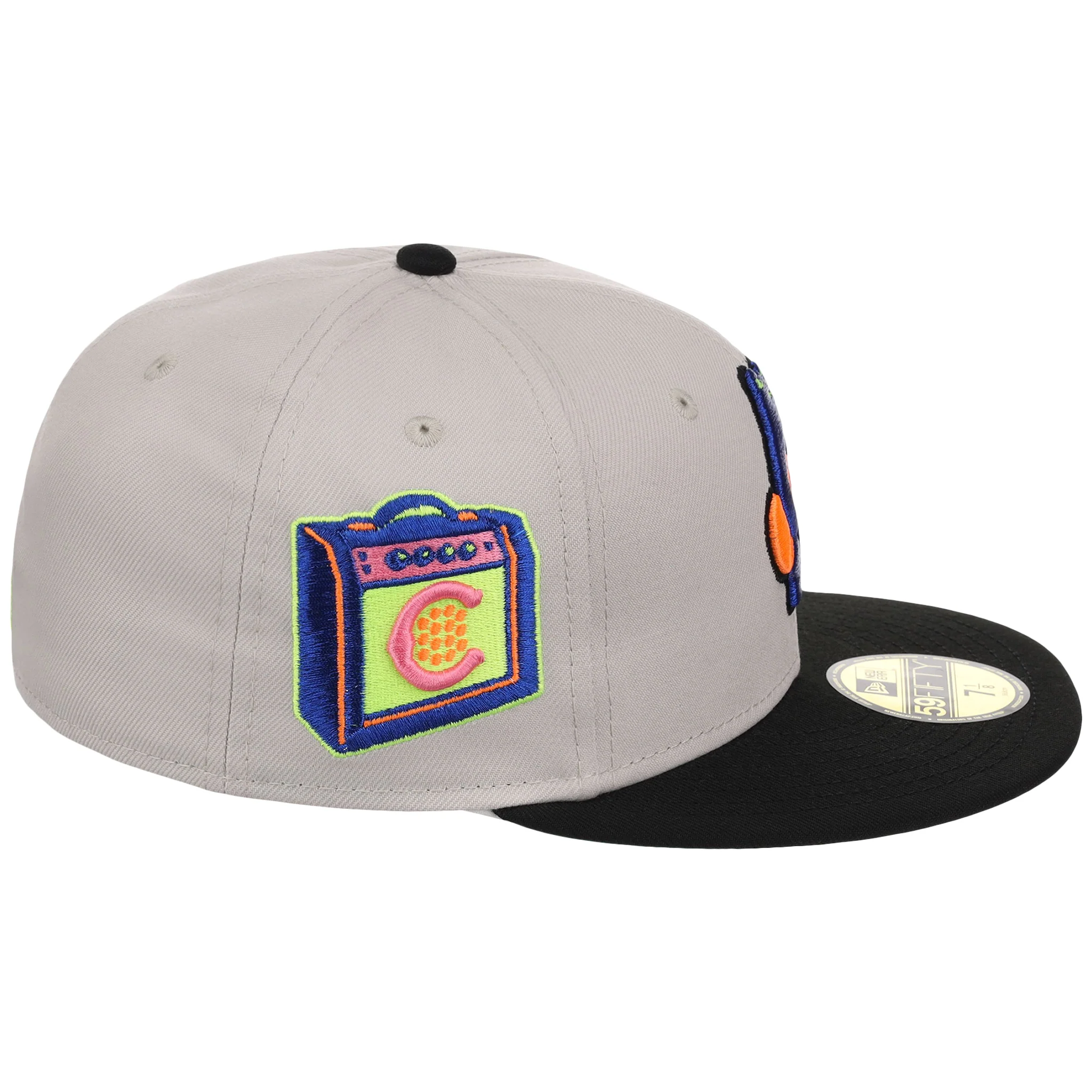 Chicago Cubs MLB Main Stage Stone Neon New Era 59FIFTY - Image 3