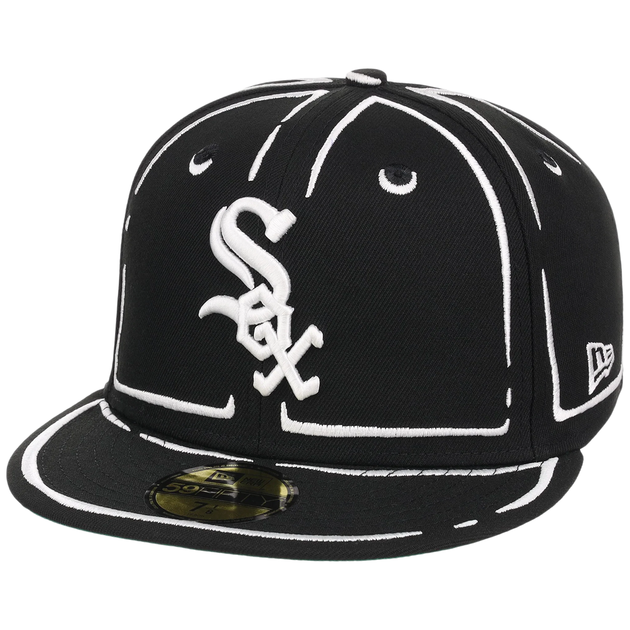 Chicago White Sox Joshua Vides x MLB 'Outline' New Era 59FIFTY Collection - Image 4