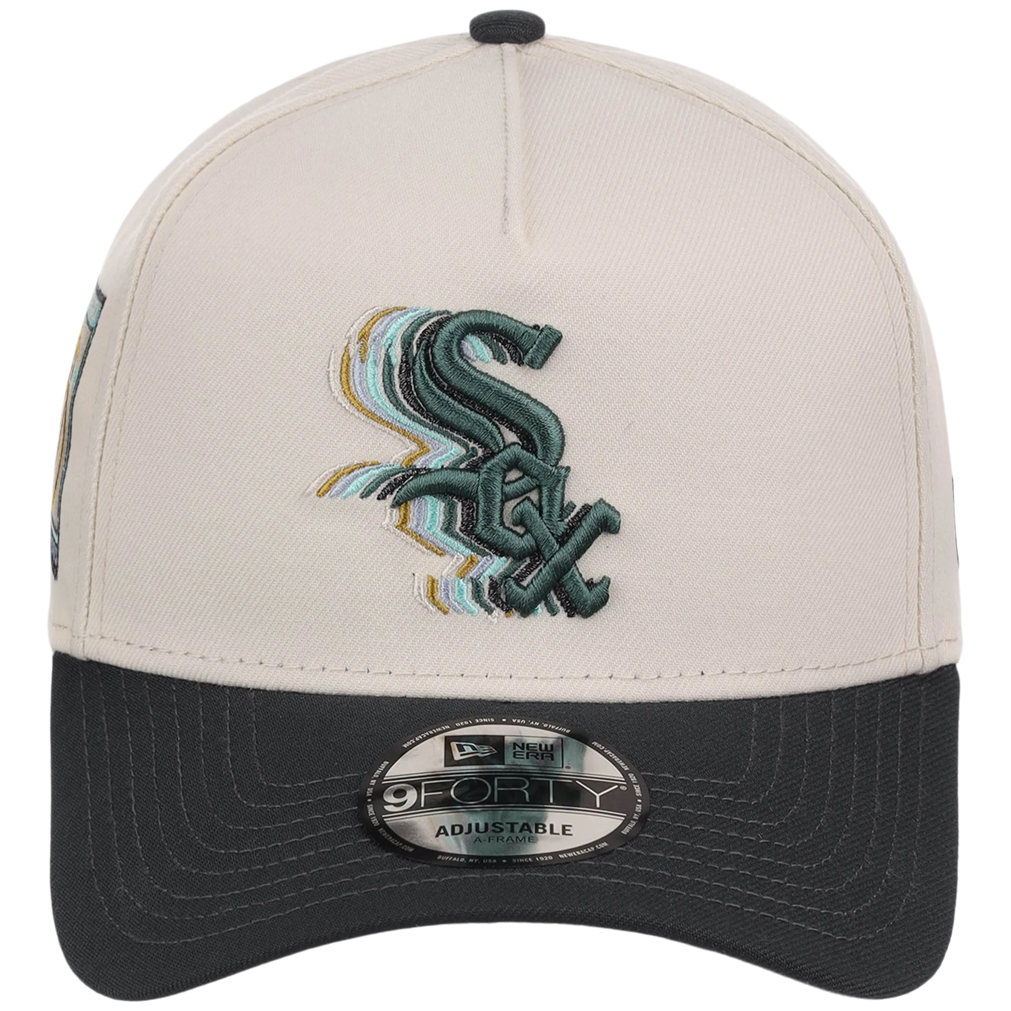 Chicago White Sox MLB Cream Clouds New Era 9FORTY - Image 5