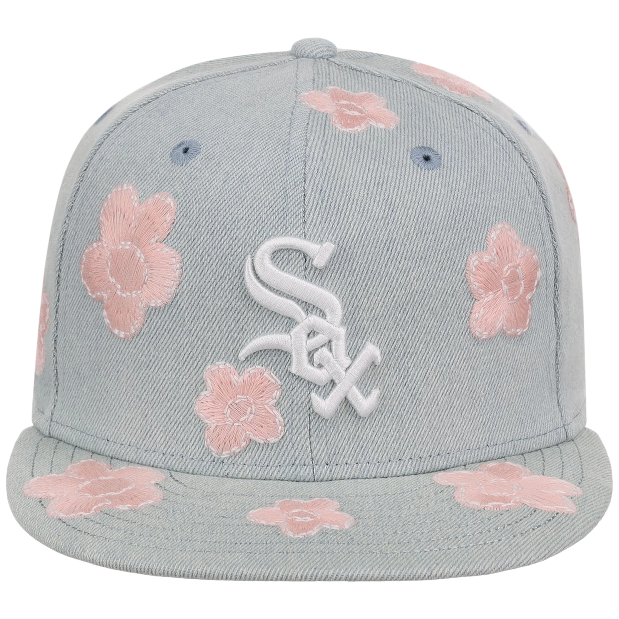 Chicago White Sox MLB Denim Flower New Era 59FIFTY - Image 5