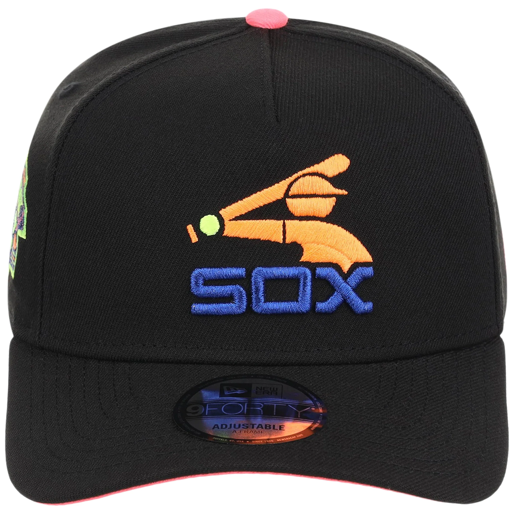 Chicago White Sox MLB Main Stage Black Neon New Era 9FORTY AF - Image 5