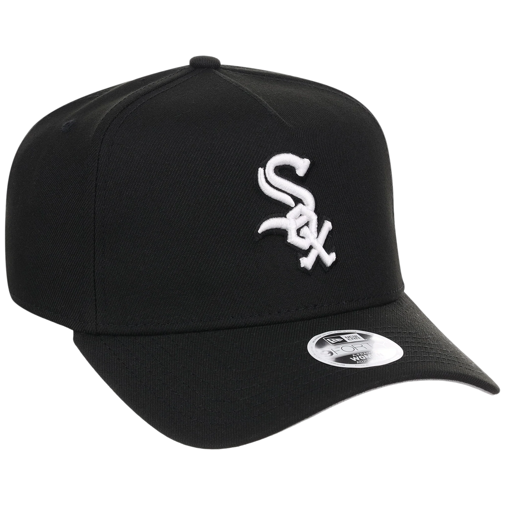 Chicago White Sox Women's New Era 9FORTY Black A-Frame