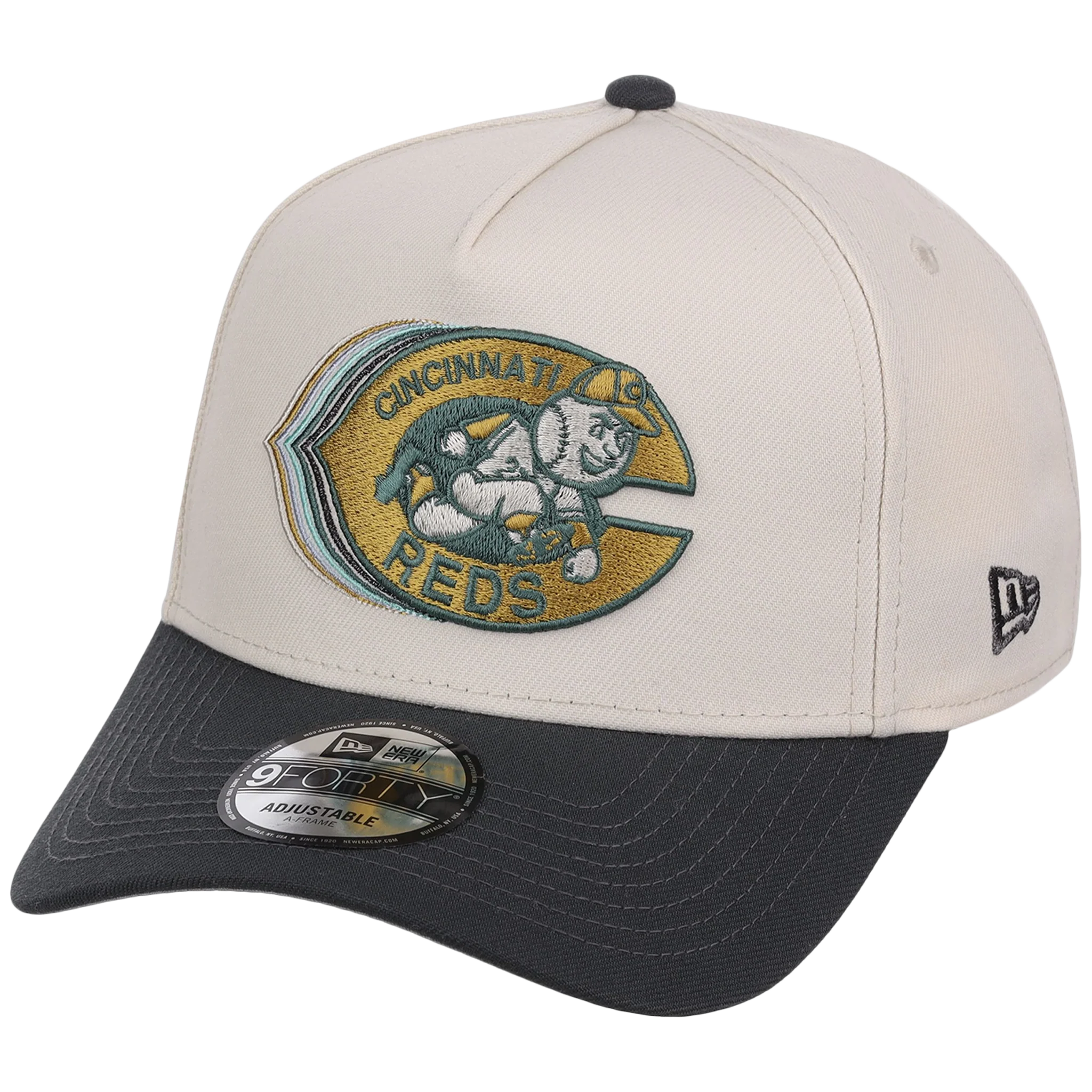 Cincinnati Reds MLB Cream Clouds New Era 9FORTY - Image 4