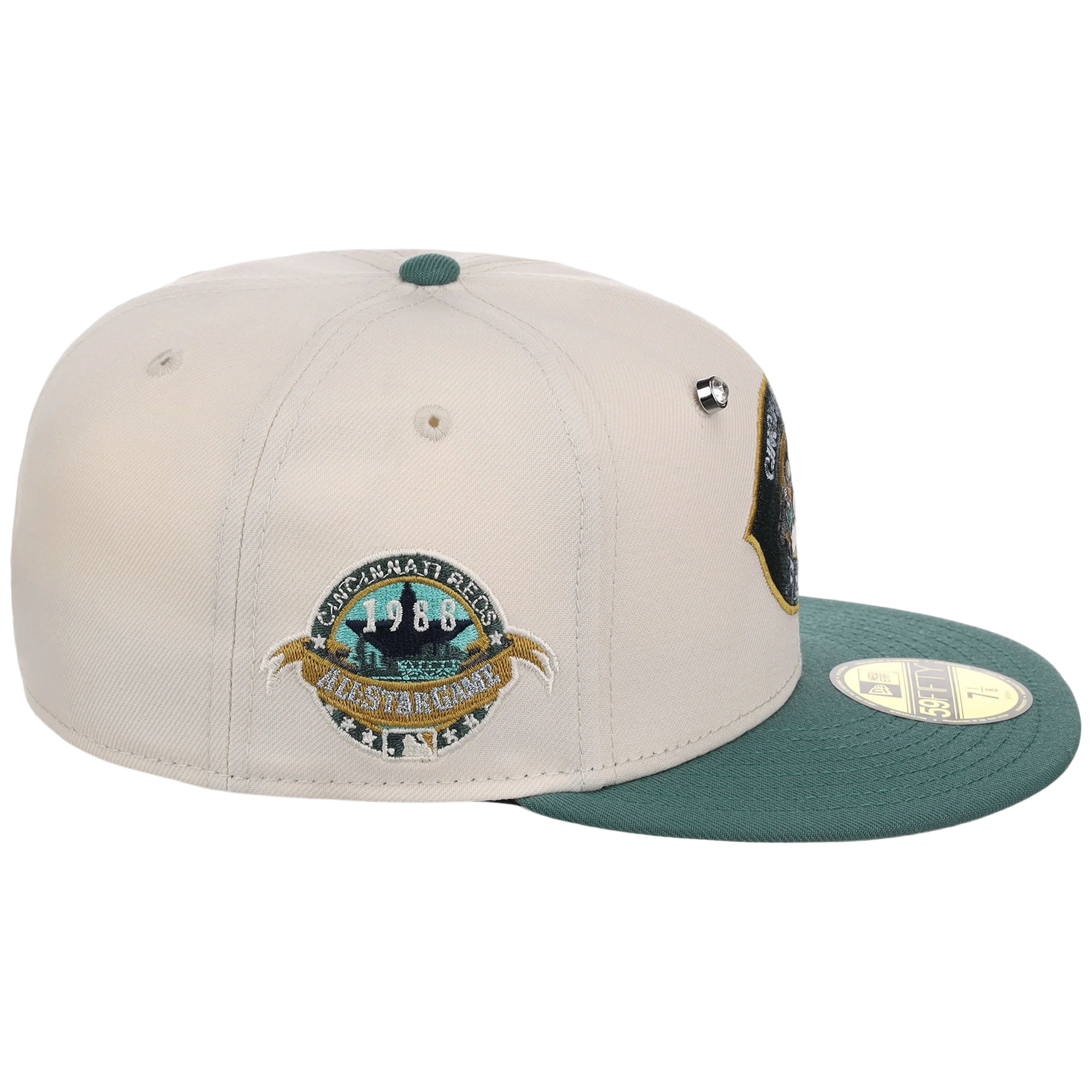 Cincinnati Reds MLB Cream Lichen New Era 59FIFTY - Image 3