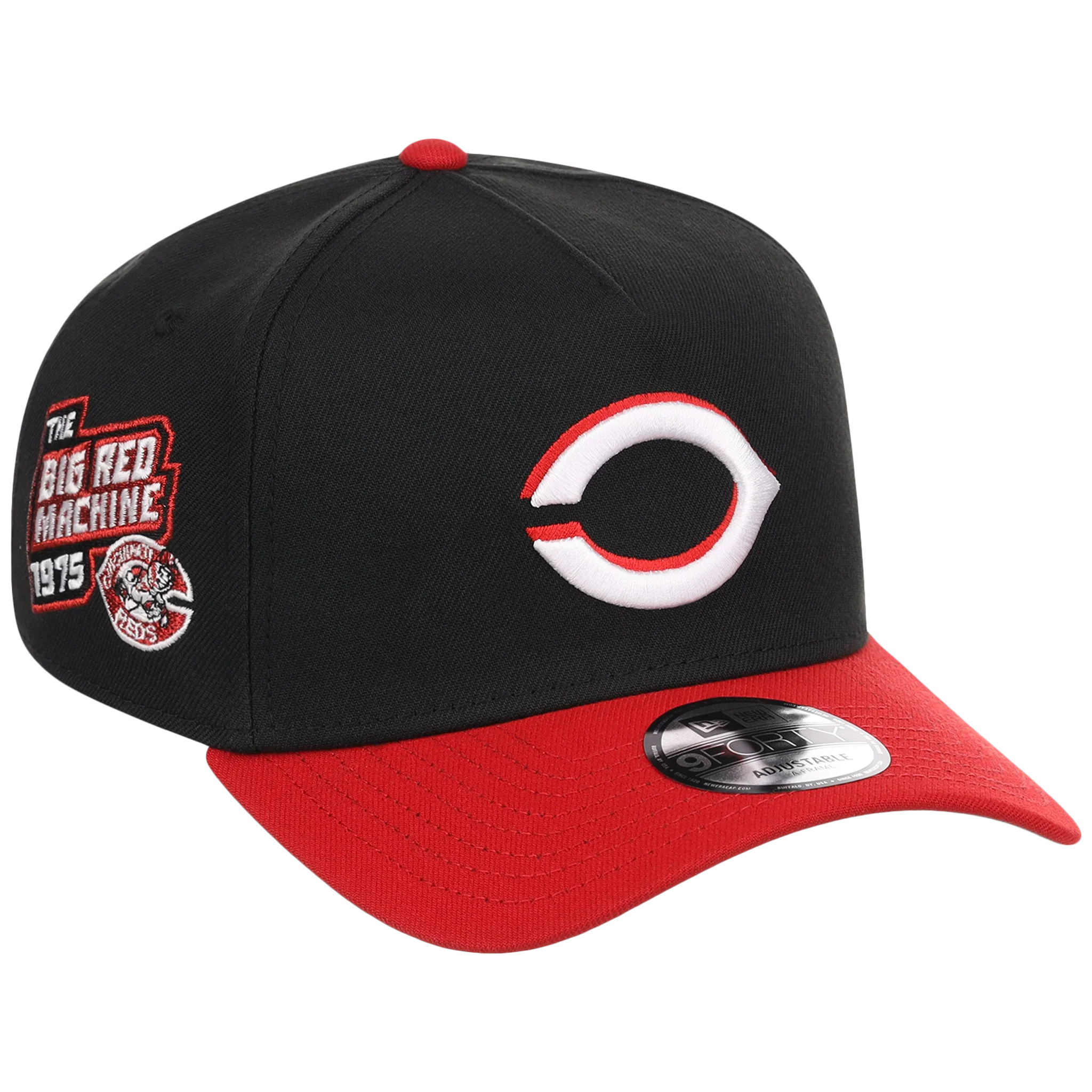 Cincinnati Reds MLB Flipmode 2.0 New Era 9FORTY A-Frame (Black/Red/Gray)