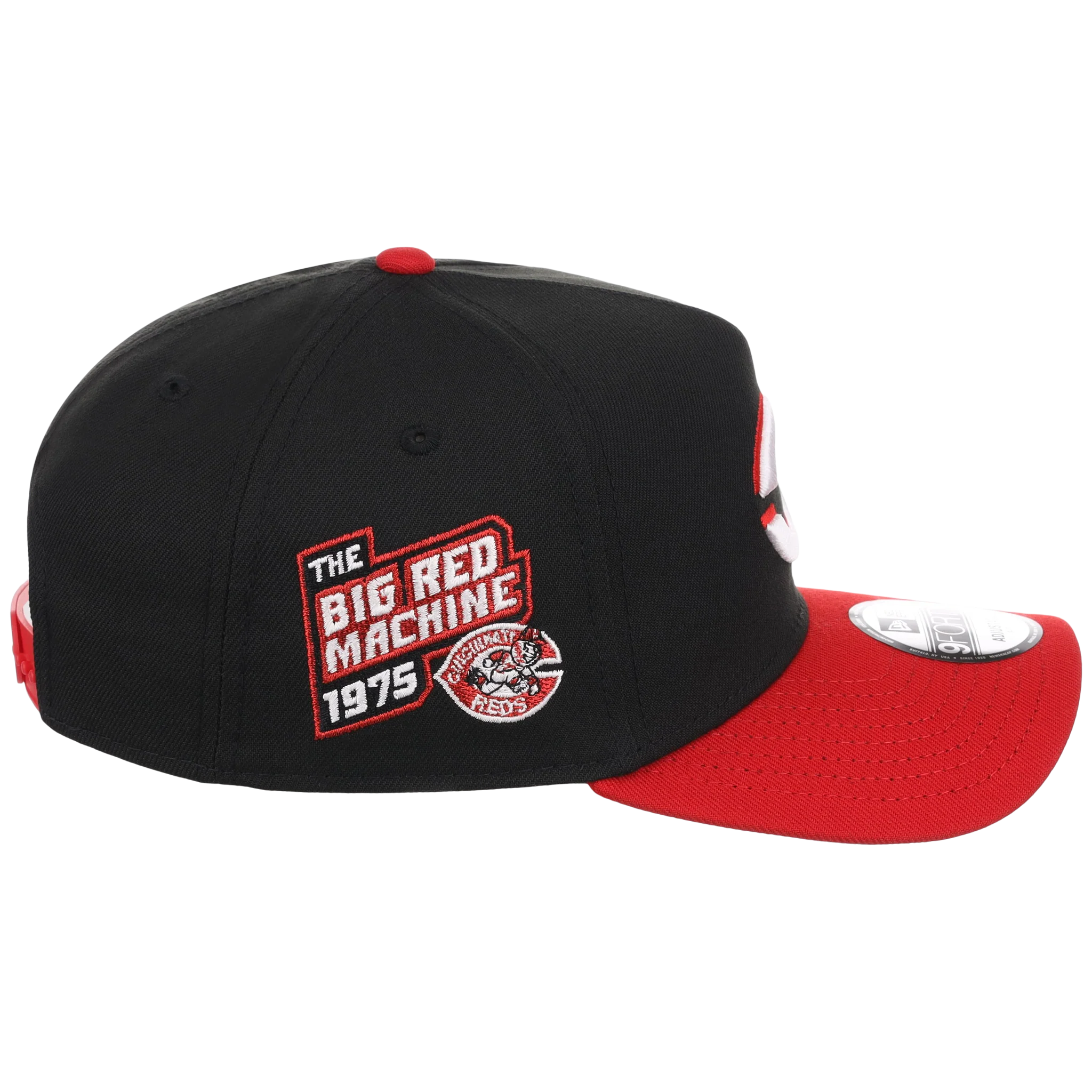 Cincinnati Reds MLB Flipmode 2.0 New Era 9FORTY A-Frame (Black/Red/Gray) - Image 3