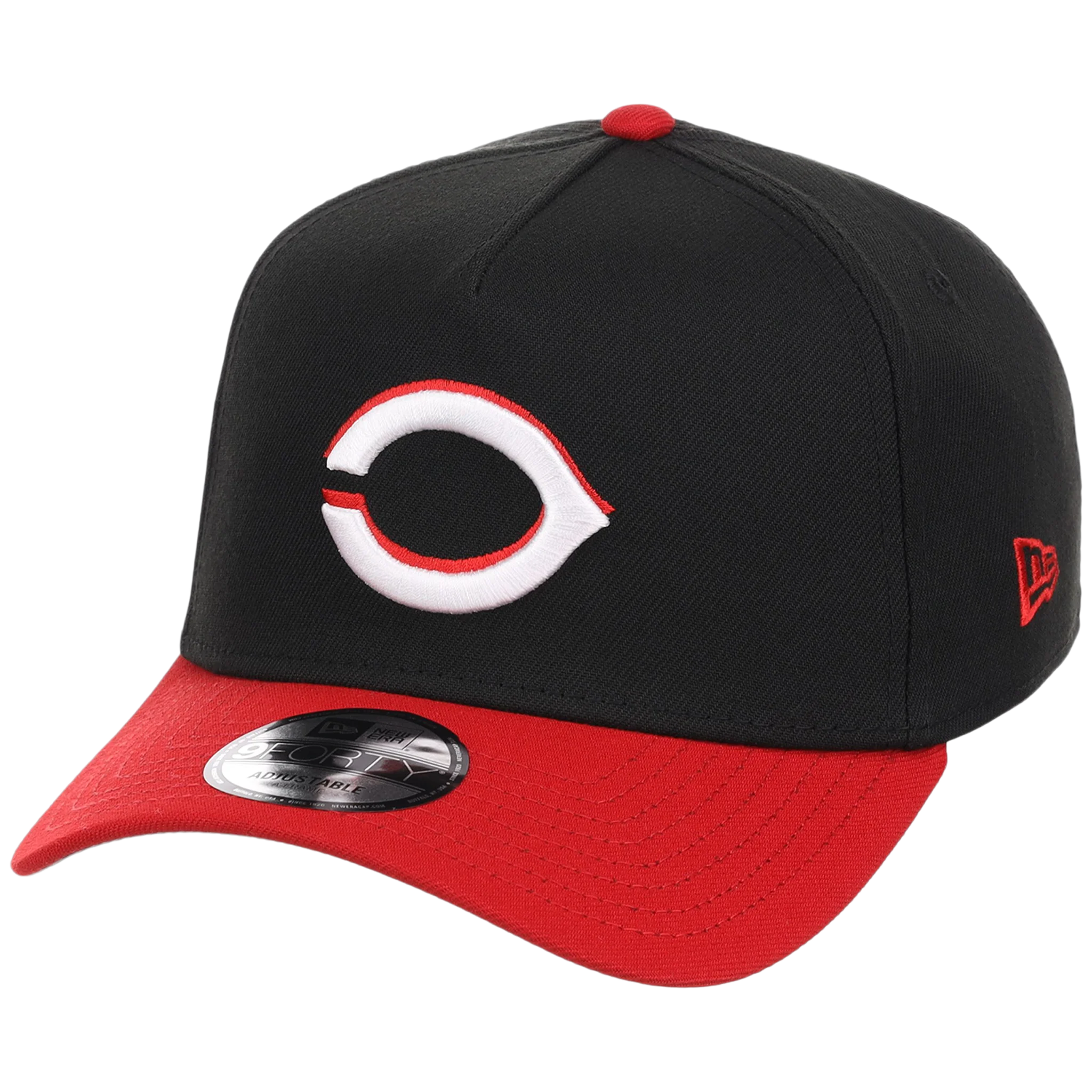 Cincinnati Reds MLB Flipmode 2.0 New Era 9FORTY A-Frame (Black/Red/Gray) - Image 4
