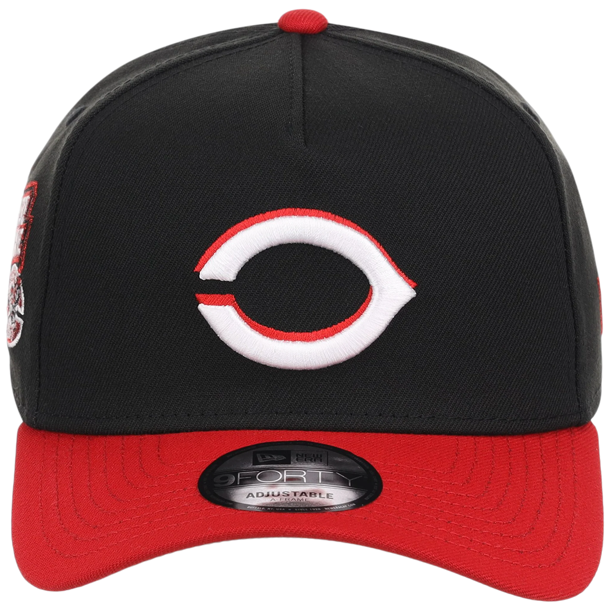 Cincinnati Reds MLB Flipmode 2.0 New Era 9FORTY A-Frame (Black/Red/Gray) - Image 5