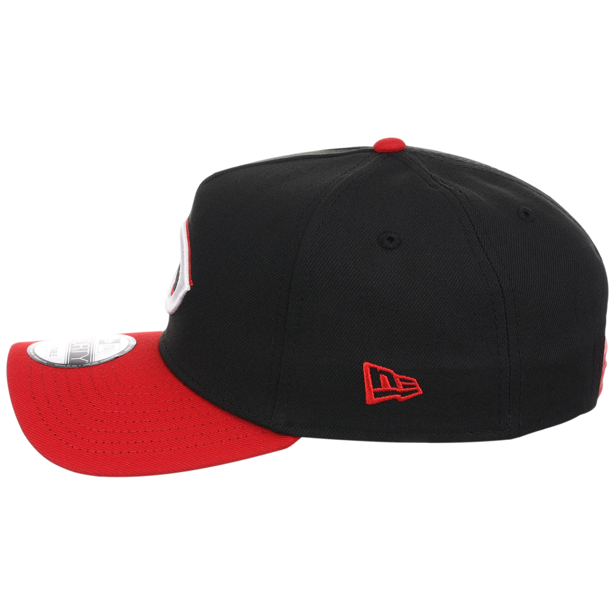 Cincinnati Reds MLB Flipmode 2.0 New Era 9FORTY A-Frame (Black/Red/Gray) - Image 6